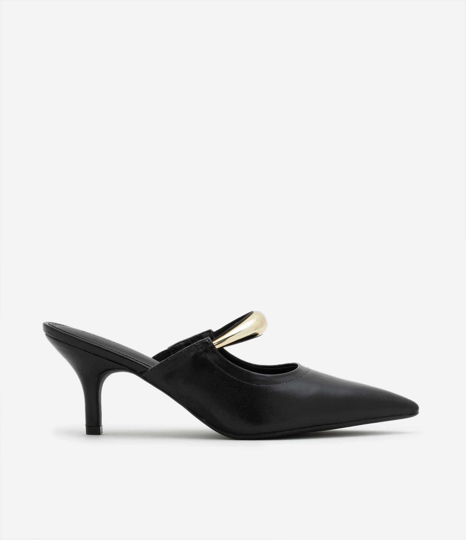 Sapato Sacrpin com Enfeite Bold Preto 1