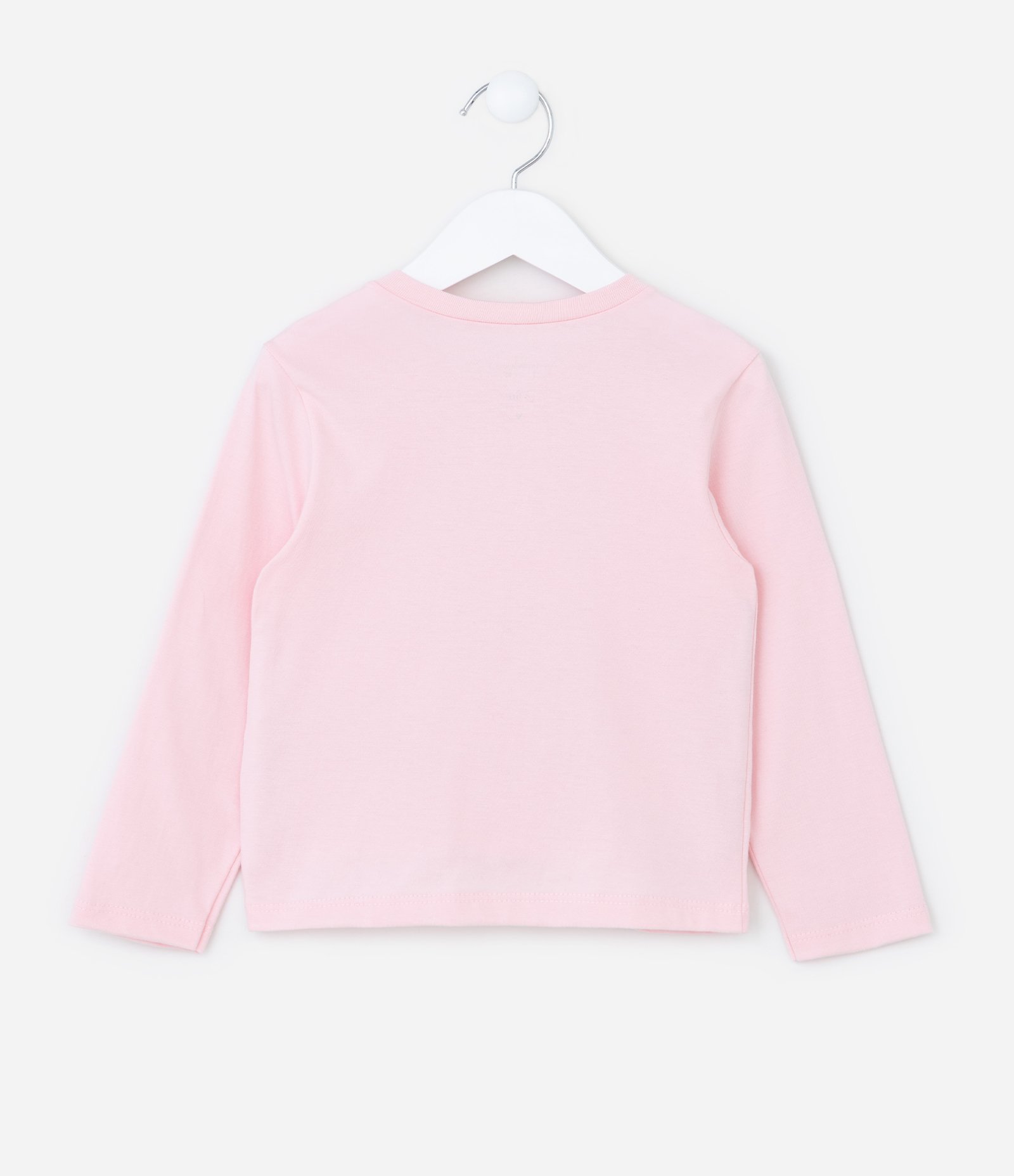 Blusa Infantil com Estampa Poodle e Corações - Tam 1 a 6 Anos Rosa 2