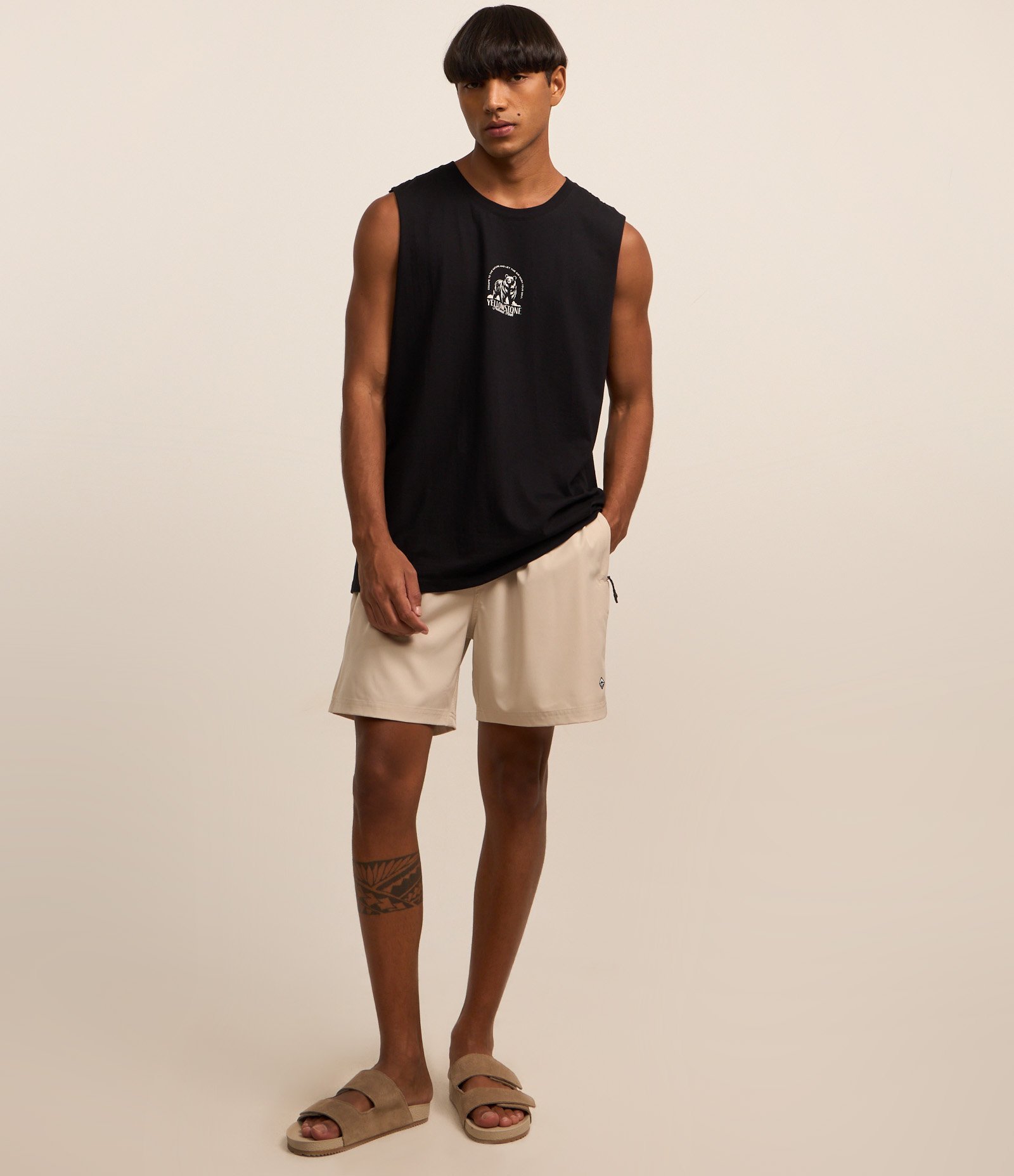 Regata Comfort em Algodão com Estampa de Urso Preto 2