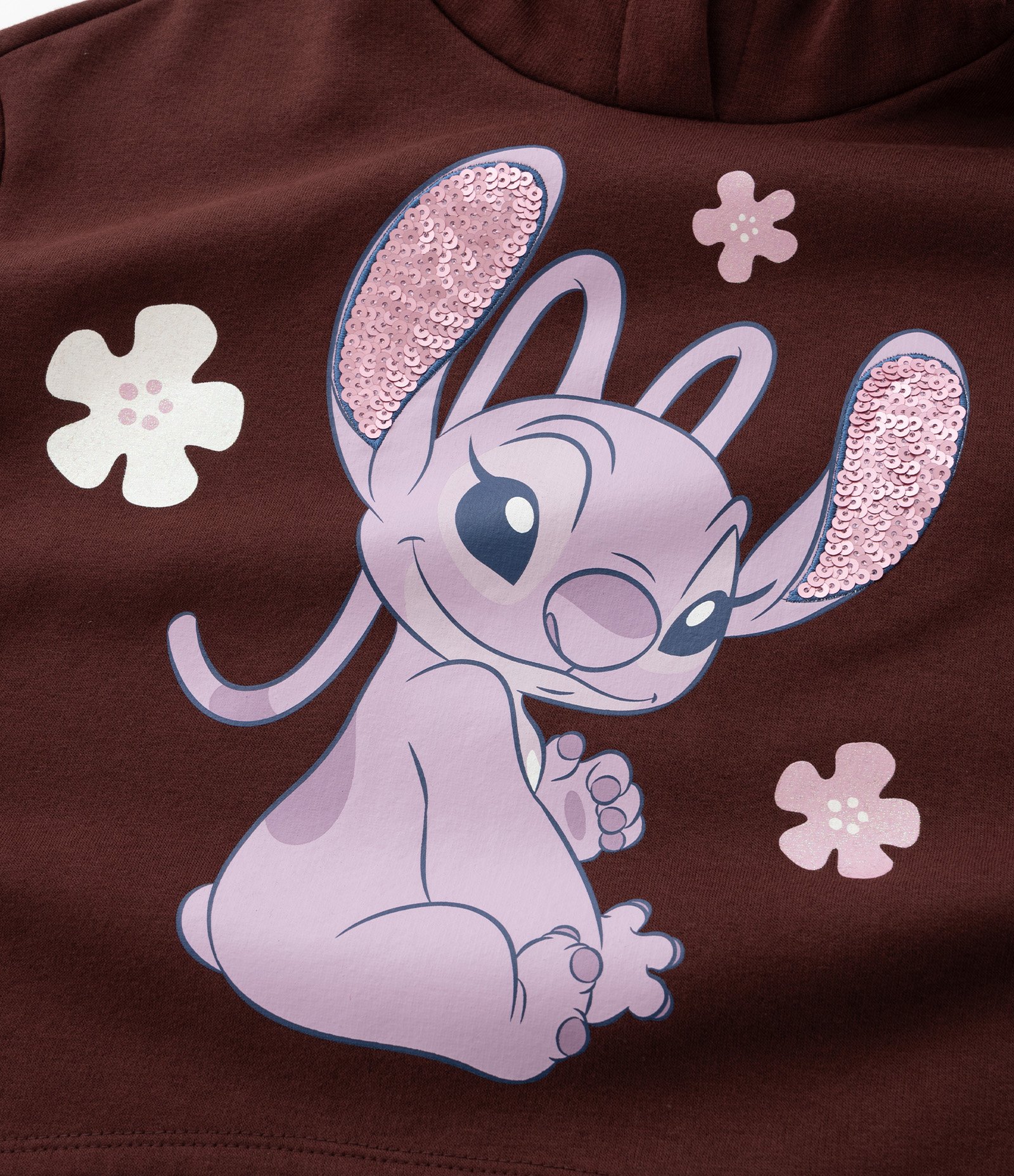 Casaco Cropped Infantil com Estampa da Angel - Tam 7 a 14 Anos Marrom 6