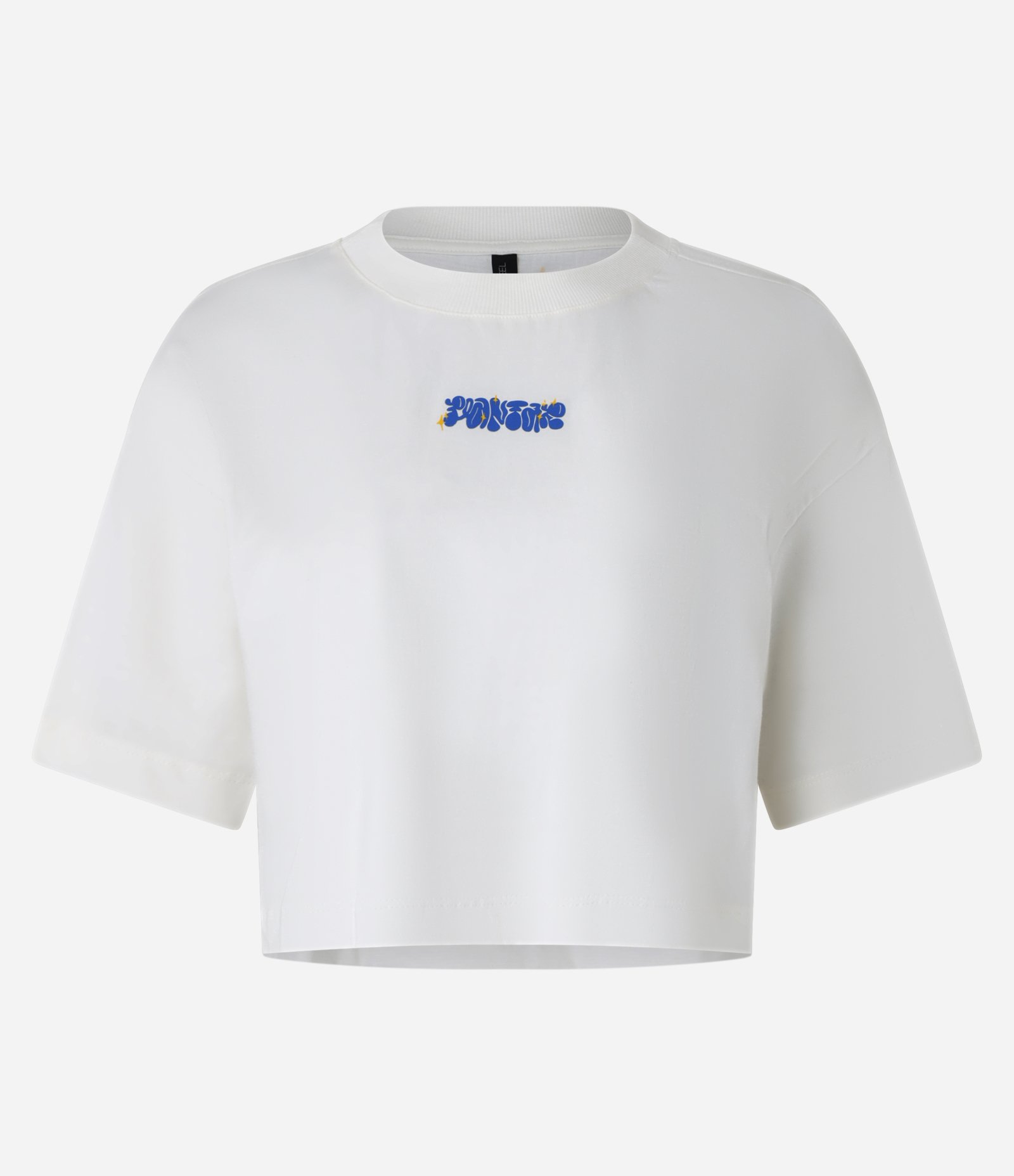 Camiseta Boxy em Algodão com Estampa Frente e Costas Branco 5