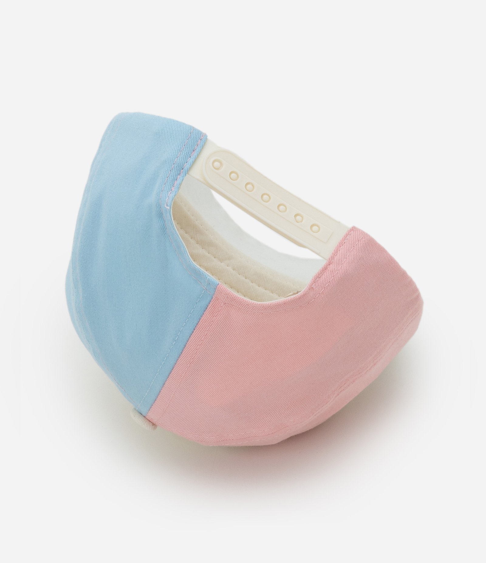 Boné Infantil Aba Curva com Estampa Angel e Stitch - Tam U Azul/Rosa/Bege 3