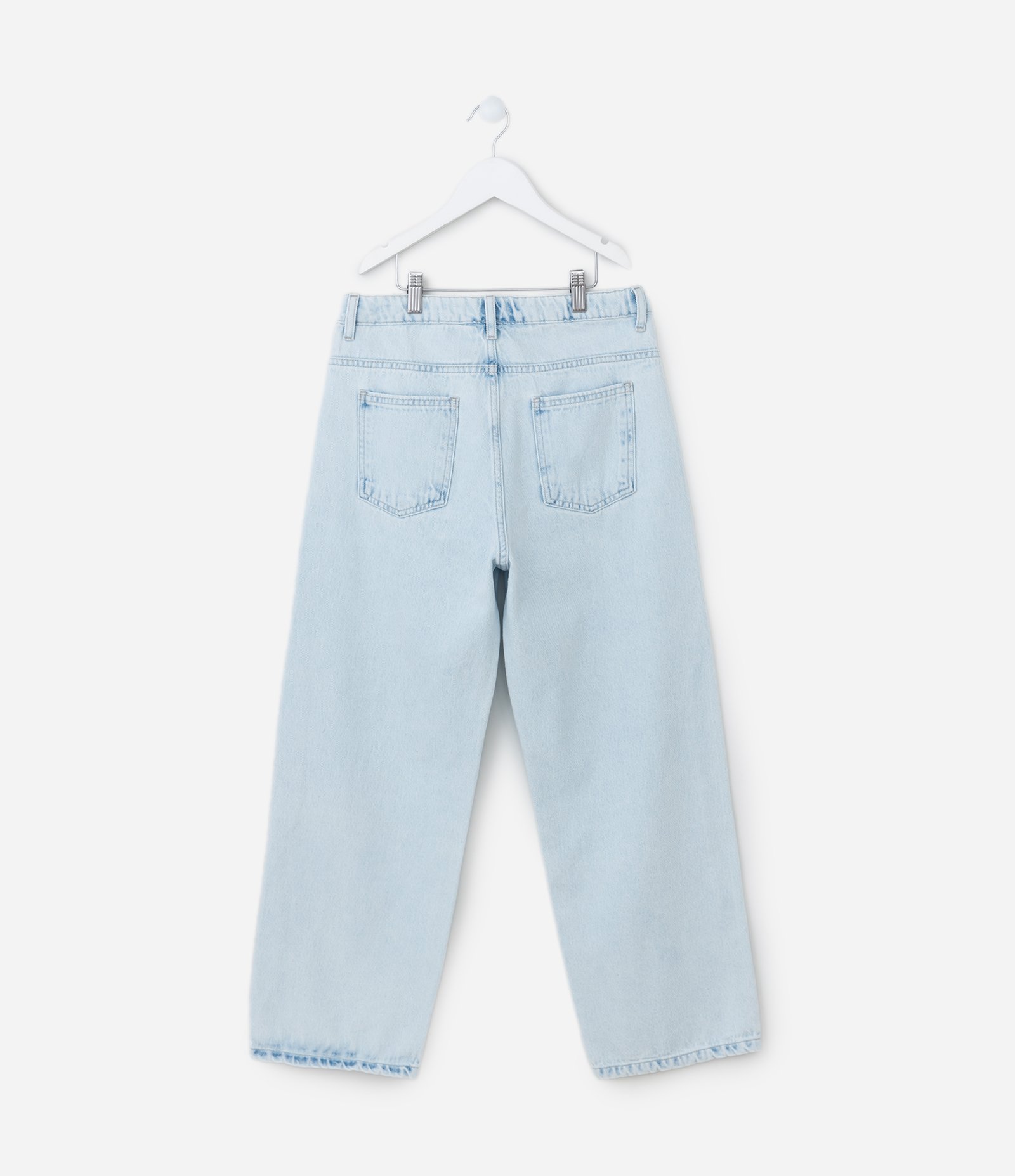 Calça Baggy Infantil em Jeans - Tam 5 a 14 Anos 2