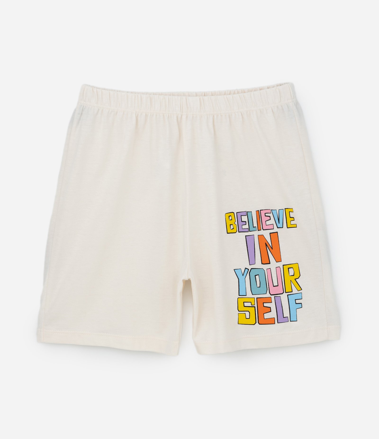 Pijama Curto Infantil Estampa Divertidamente - Tam 6 a 14 anos Off White 3