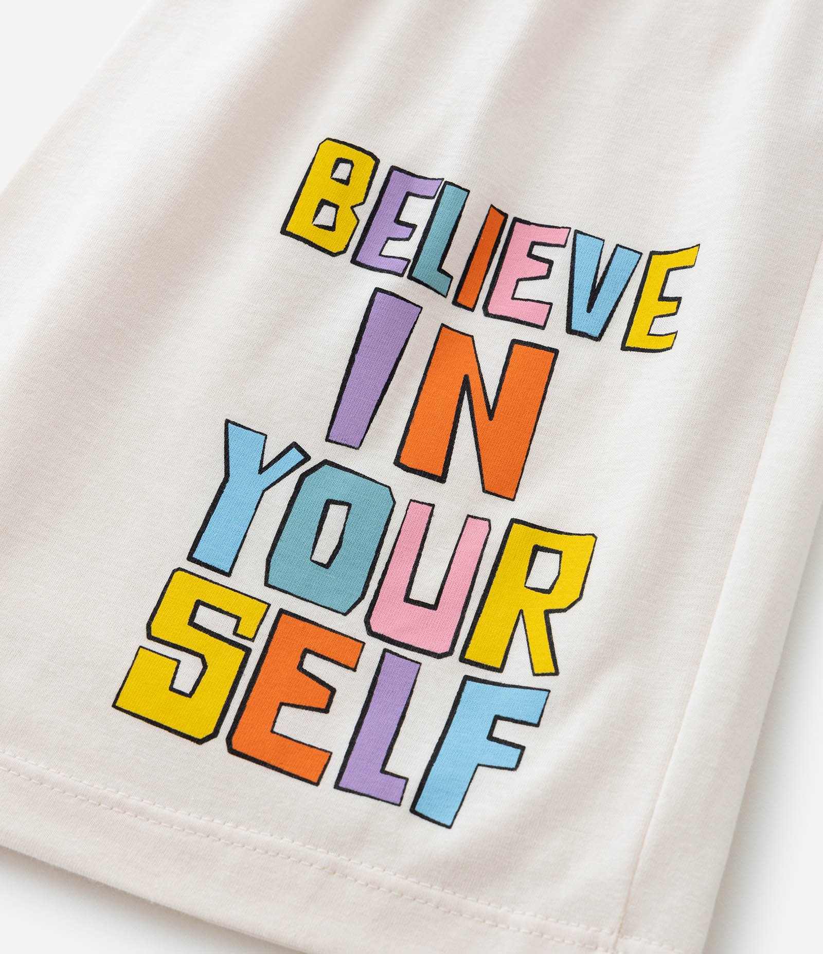 Pijama Curto Infantil Estampa Divertidamente - Tam 6 a 14 anos Off White 4