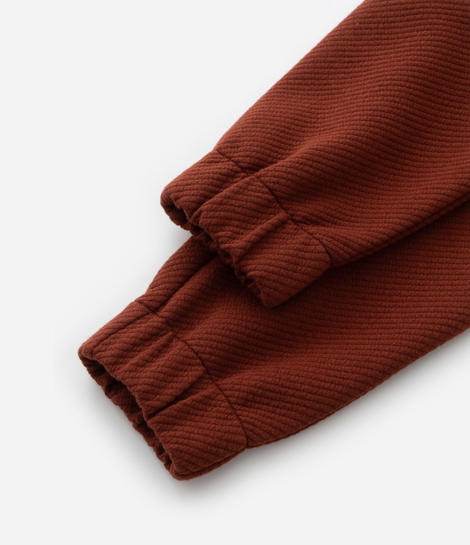 Calça Infantil em Moletom Texturizada - Tam 1 a 6 Anos Marrom 5