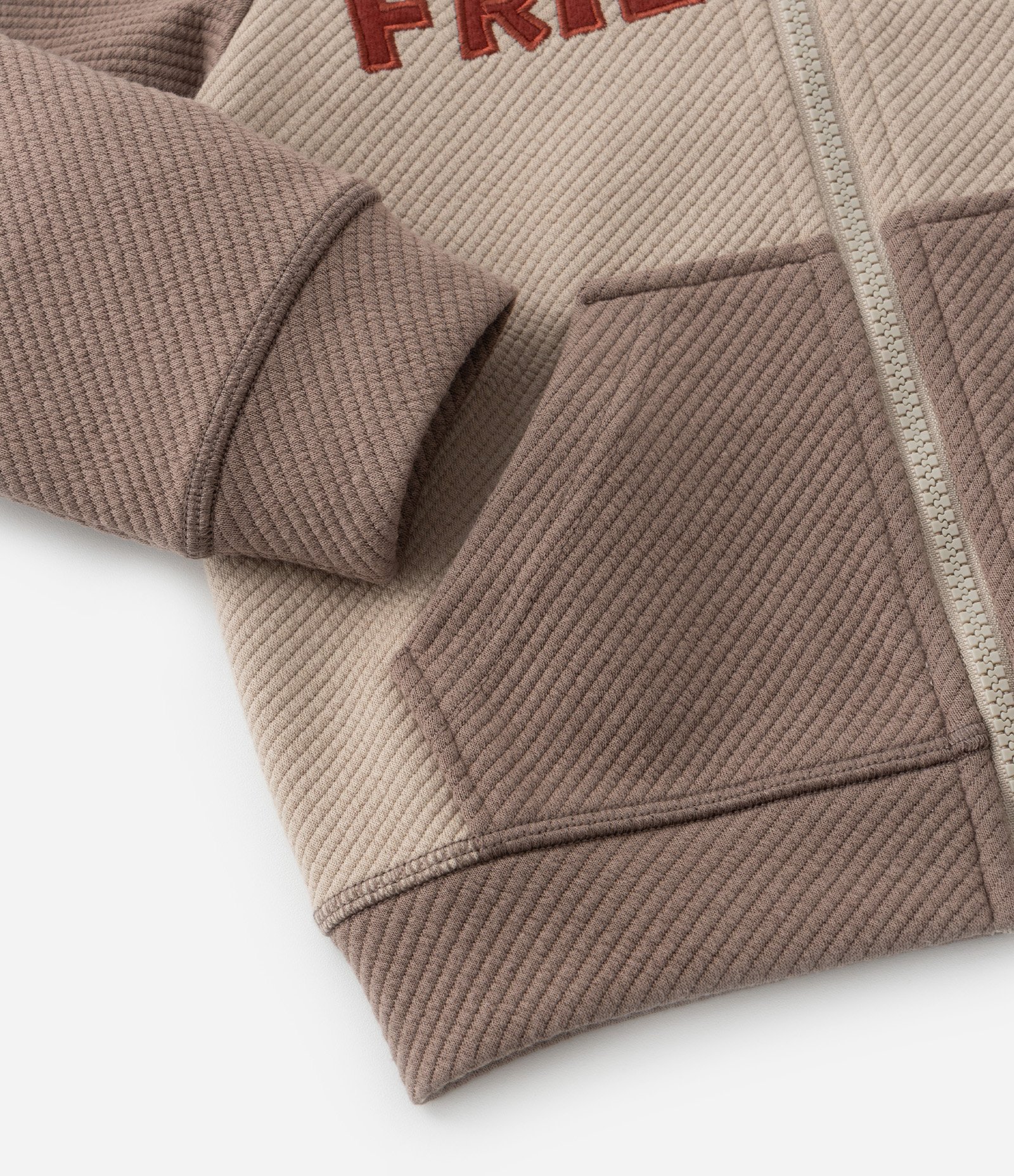 Casaco Infantil Texturizado com Estampa Ursinho - Tam 1 a 6 Anos Marrom 8