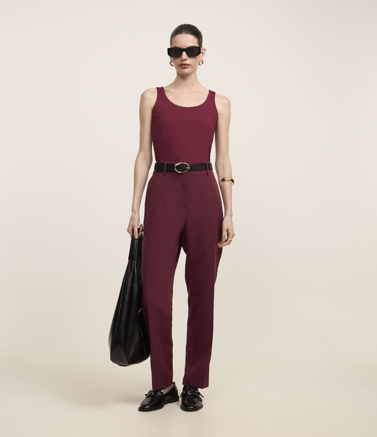 Blusa em Poliamida com Decote U e Alça Larga 2