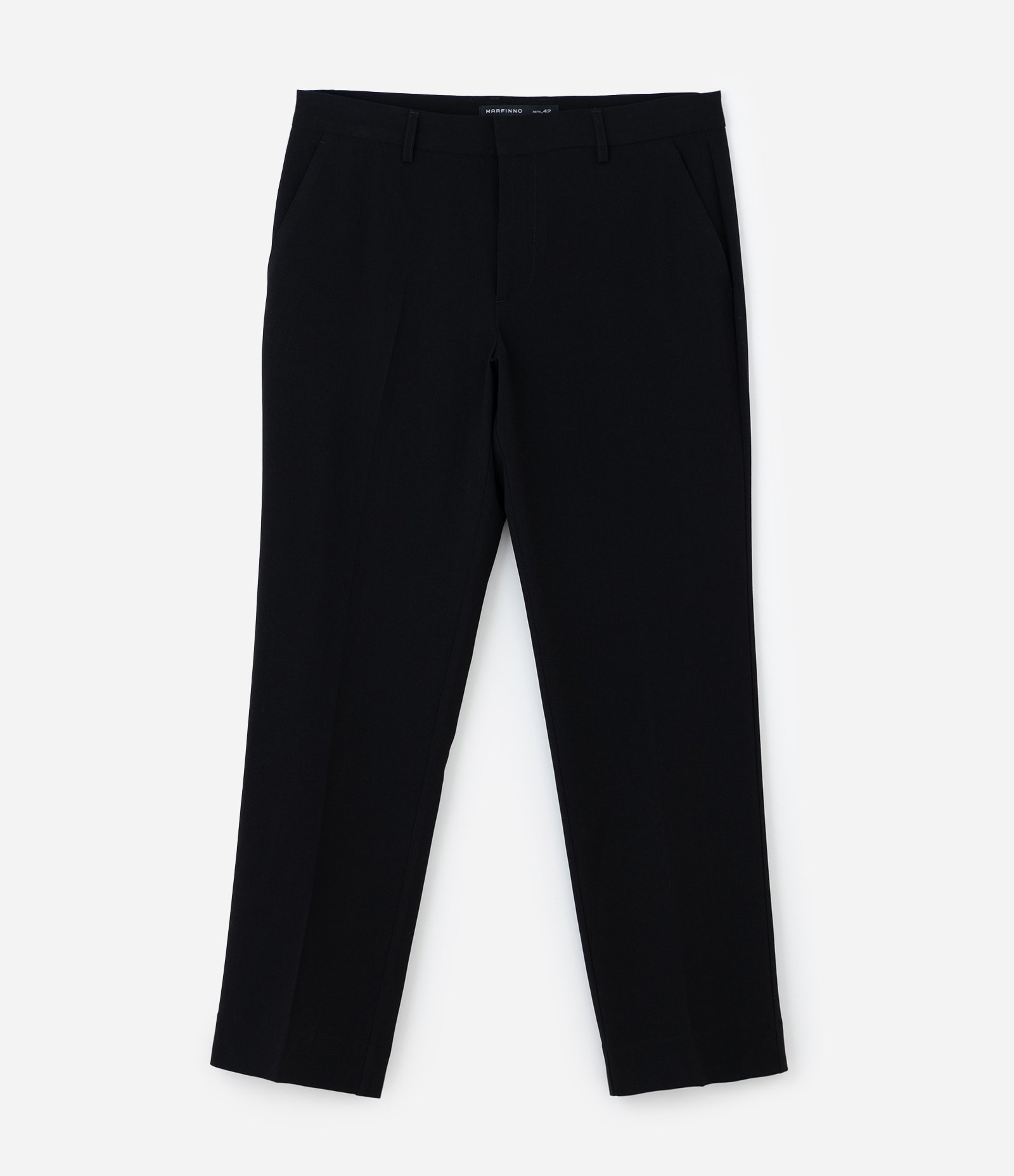 Calça Reta em Alfaiataria Preto 4