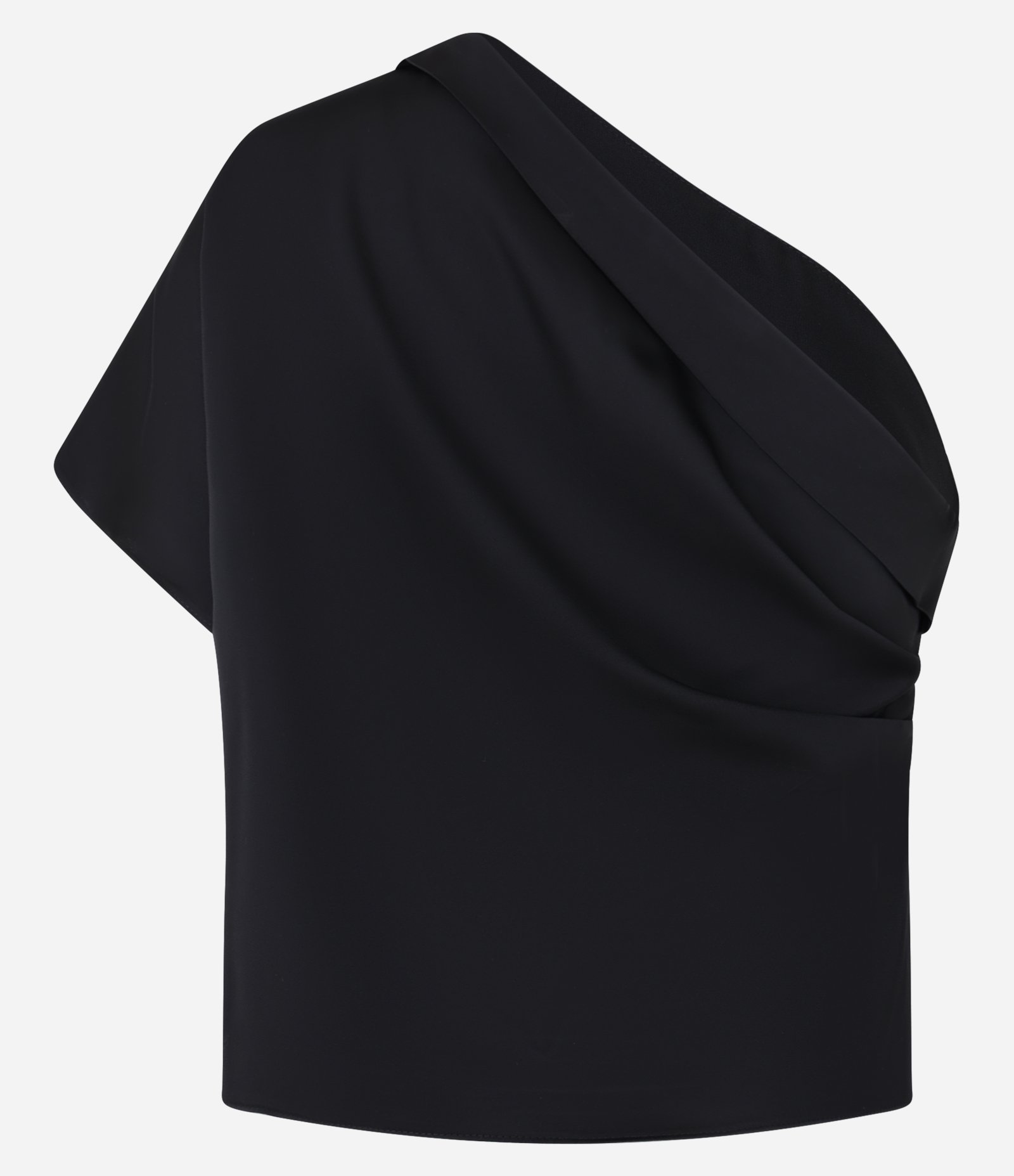 Blusa Ombro Só com Franzido Lalteral Preto 7