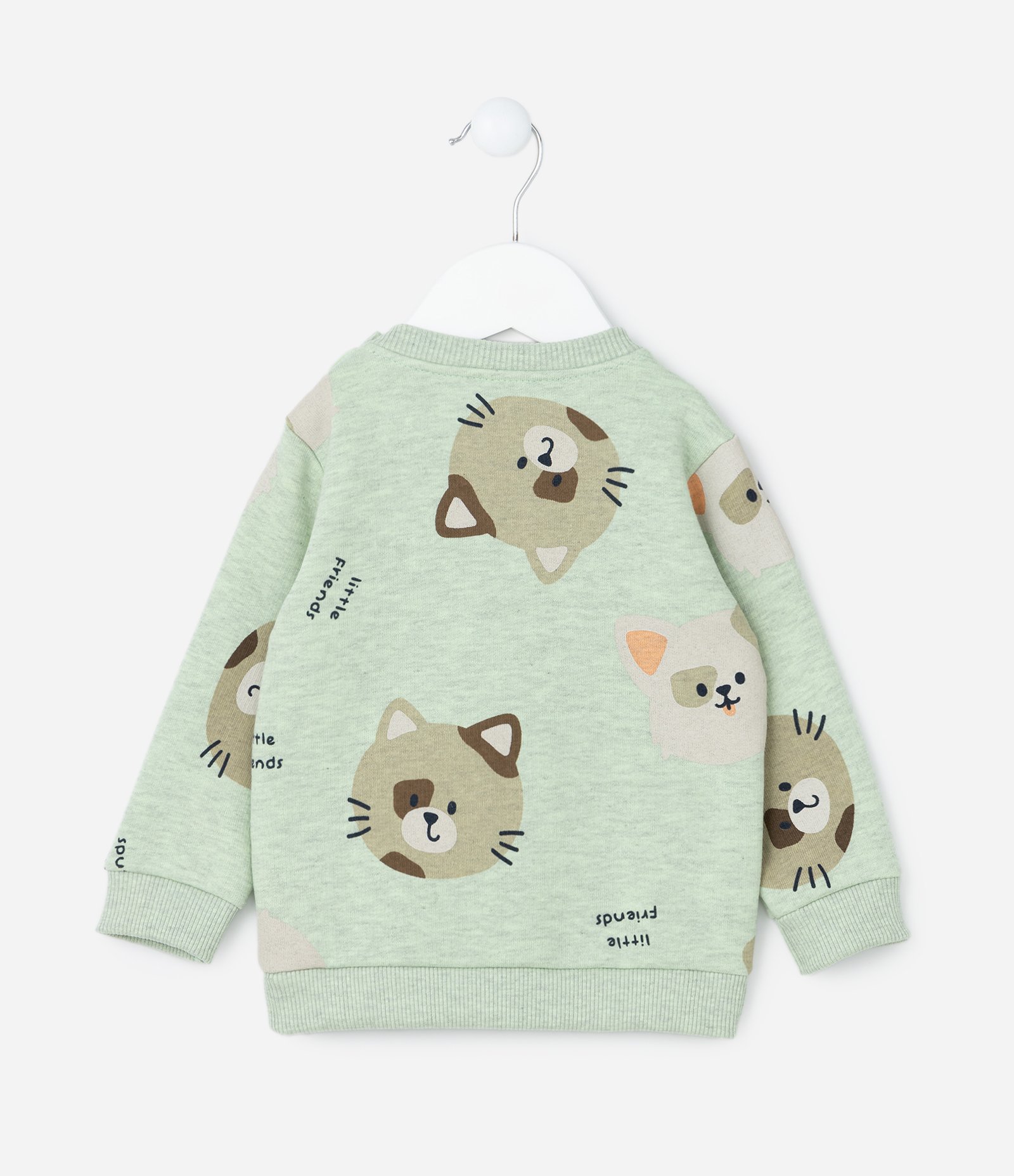 Blusão Infantil Quentinho com Estampa Bichinhos - Tam 0 a 18 meses Verde 2