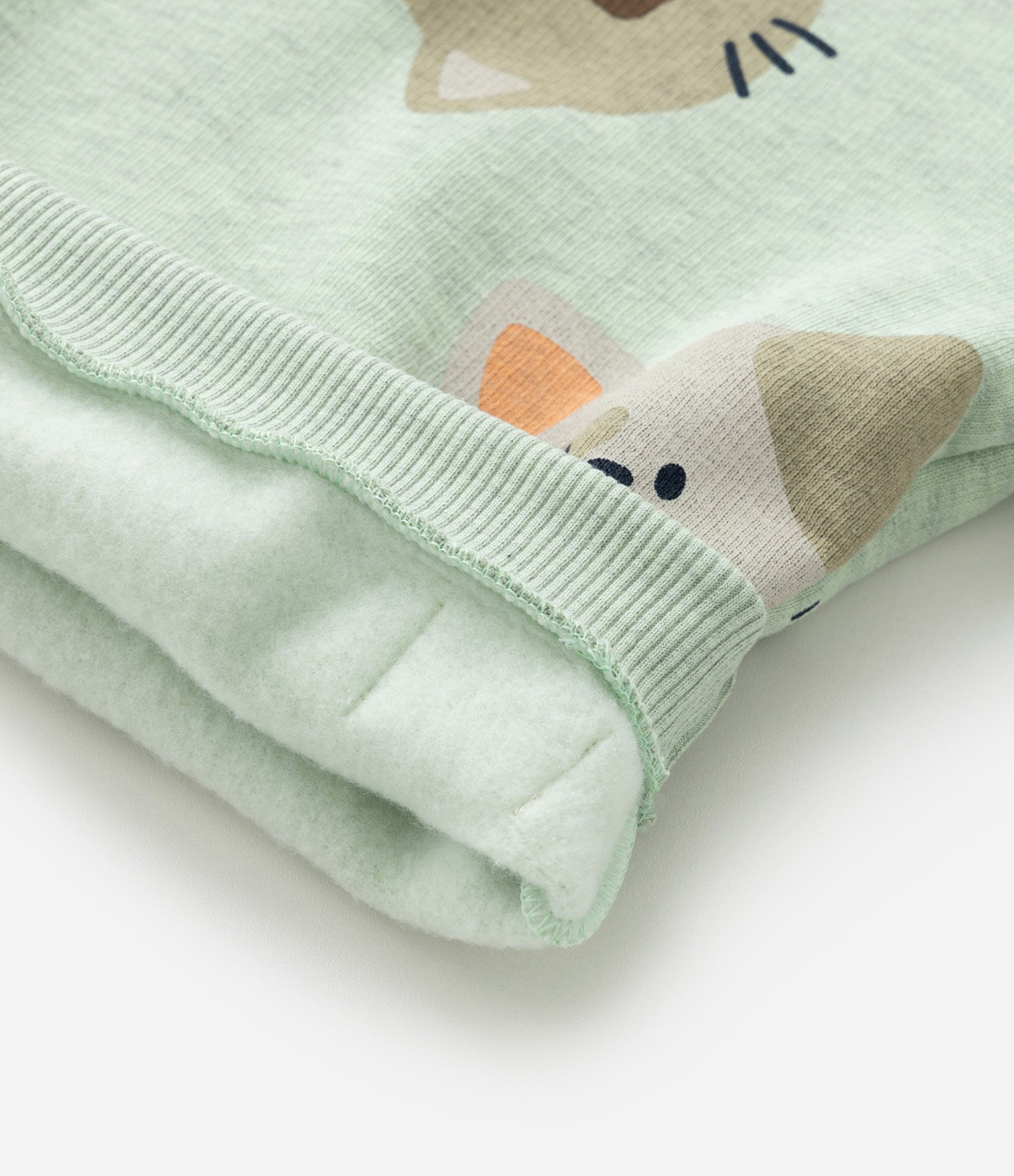 Blusão Infantil Quentinho com Estampa Bichinhos - Tam 0 a 18 meses Verde 4