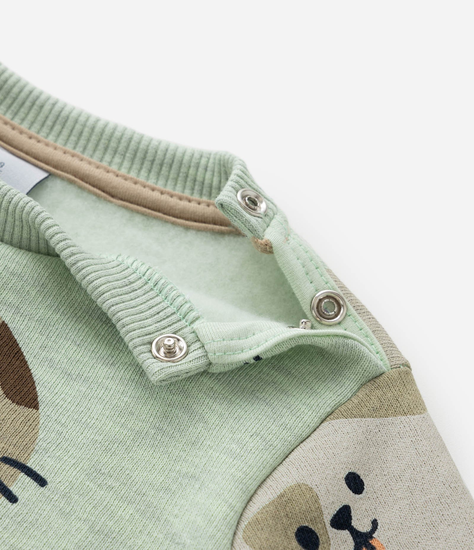 Blusão Infantil Quentinho com Estampa Bichinhos - Tam 0 a 18 meses Verde 5