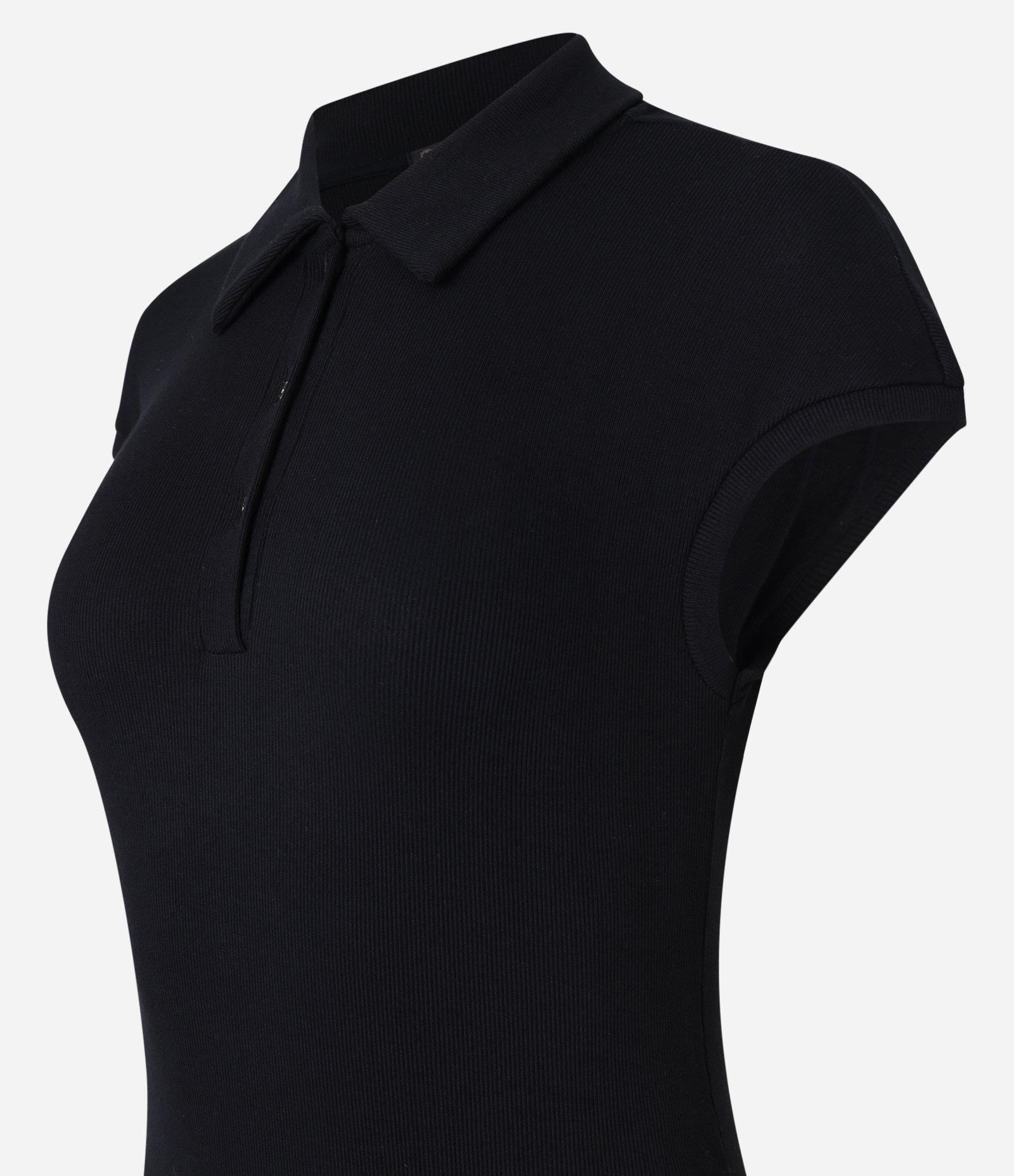 Body em Ribana com Gola Polo Preto 6