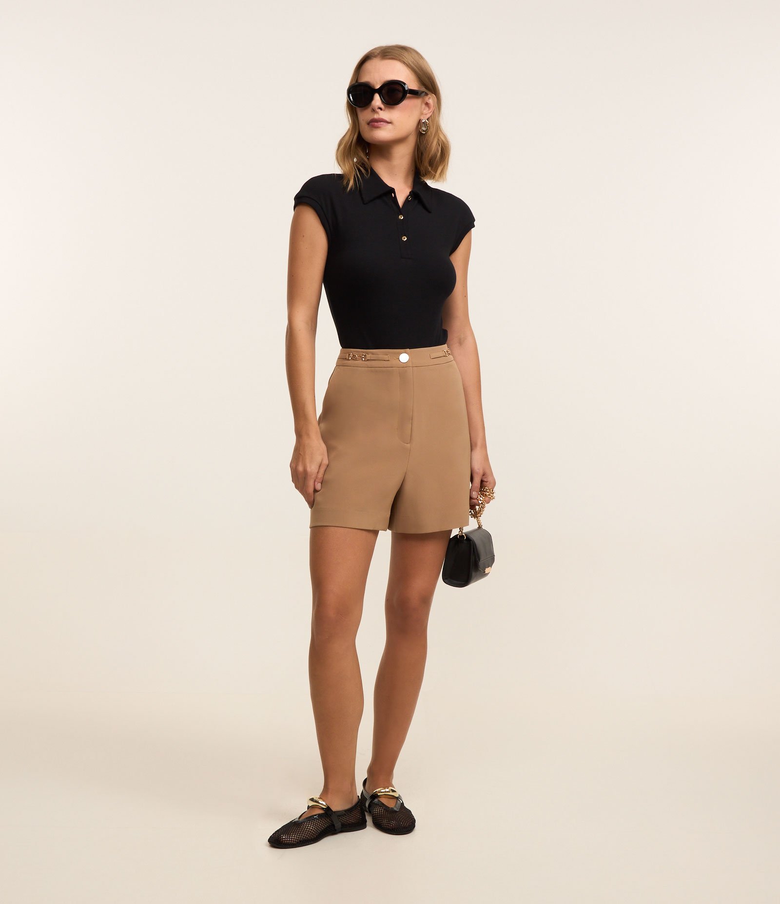 Body em Ribana com Gola Polo Preto 2