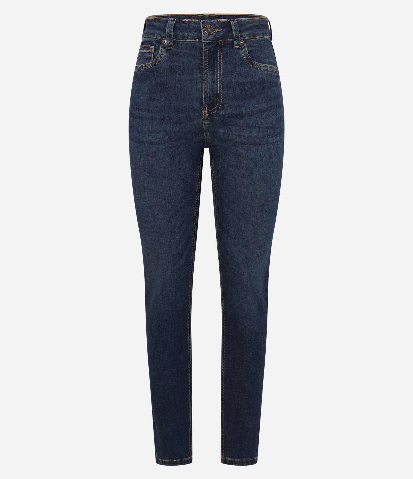 Calça Skinny em Jeans com Cintura Alta Azul 5