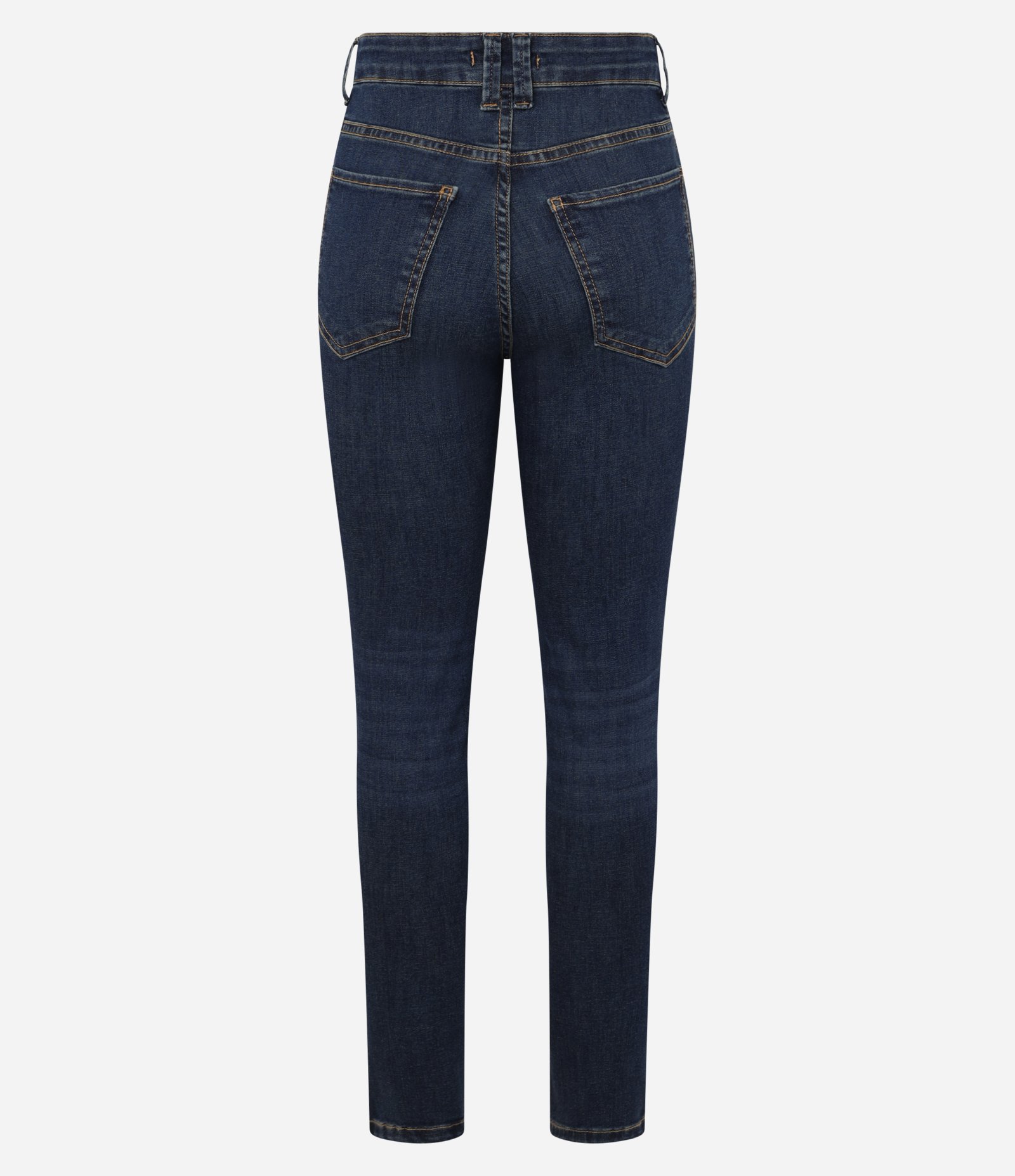 Calça Skinny em Jeans com Cintura Alta Azul 6