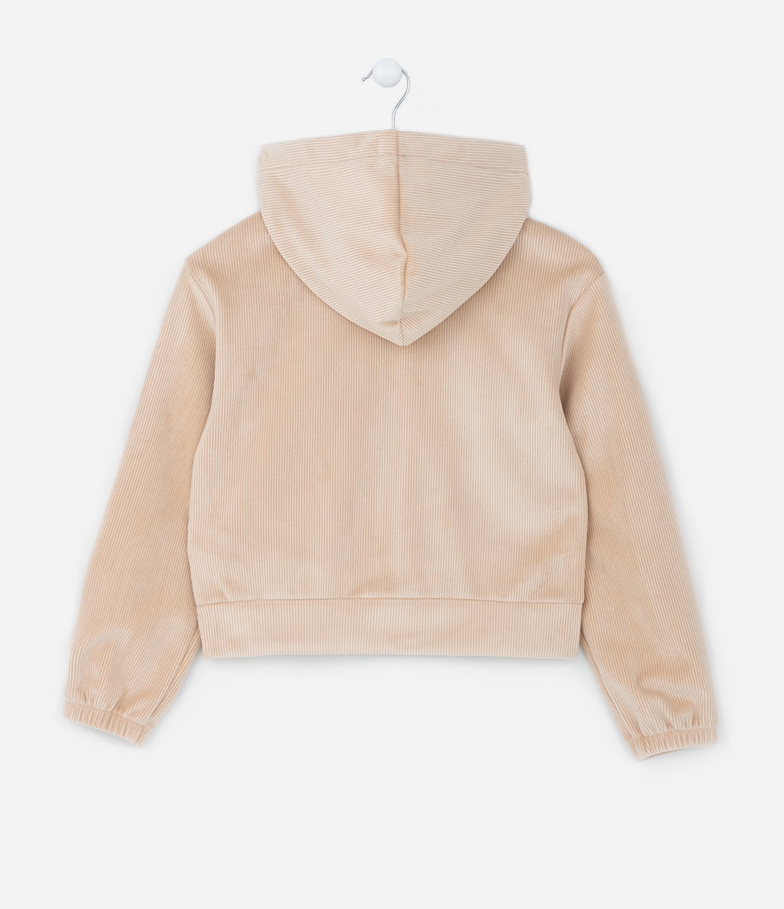 Jaqueta Infantil em Plush Canelada - Tam 5 a 14 Anos 2