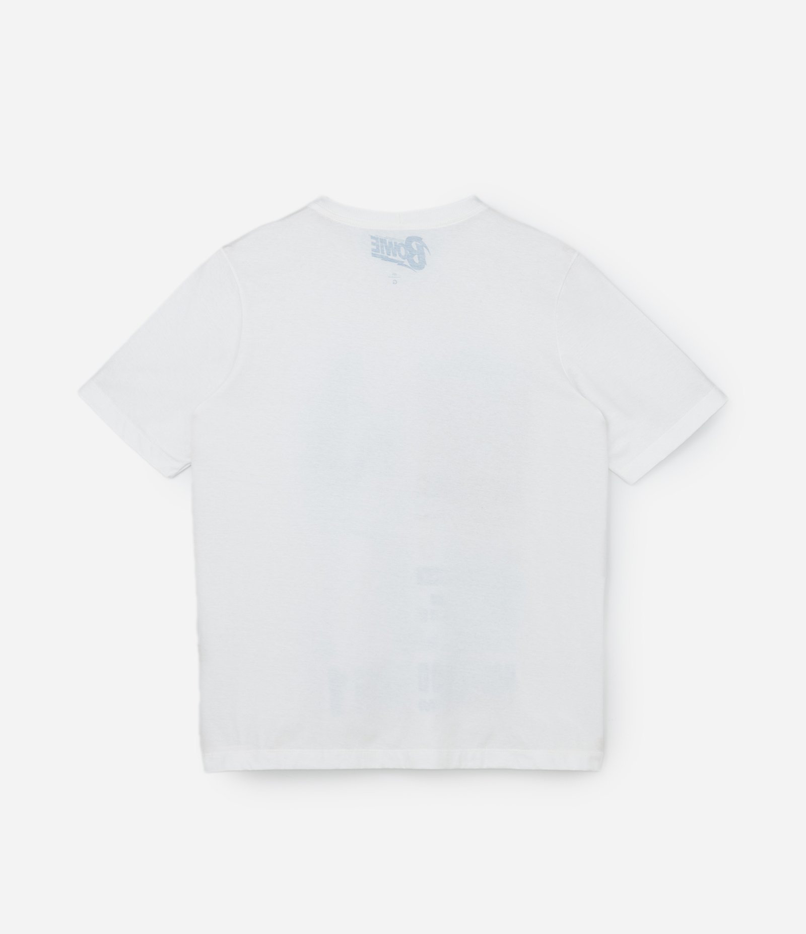 Camiseta em Algodão Estampada David Bowie Curve & Plus Size Branco 5
