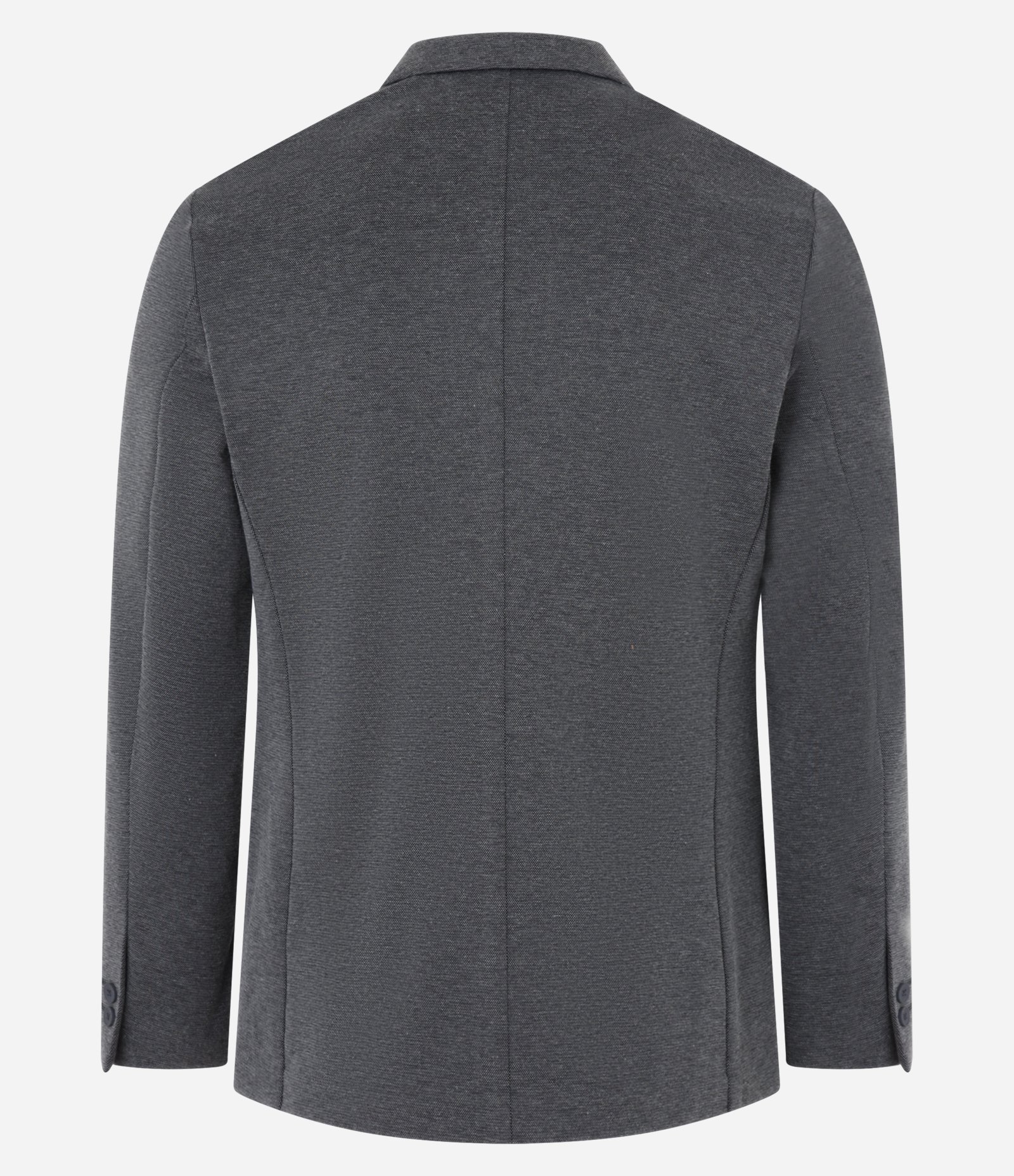 Blazer Super Slim de Malha sem Forro Cinza 10