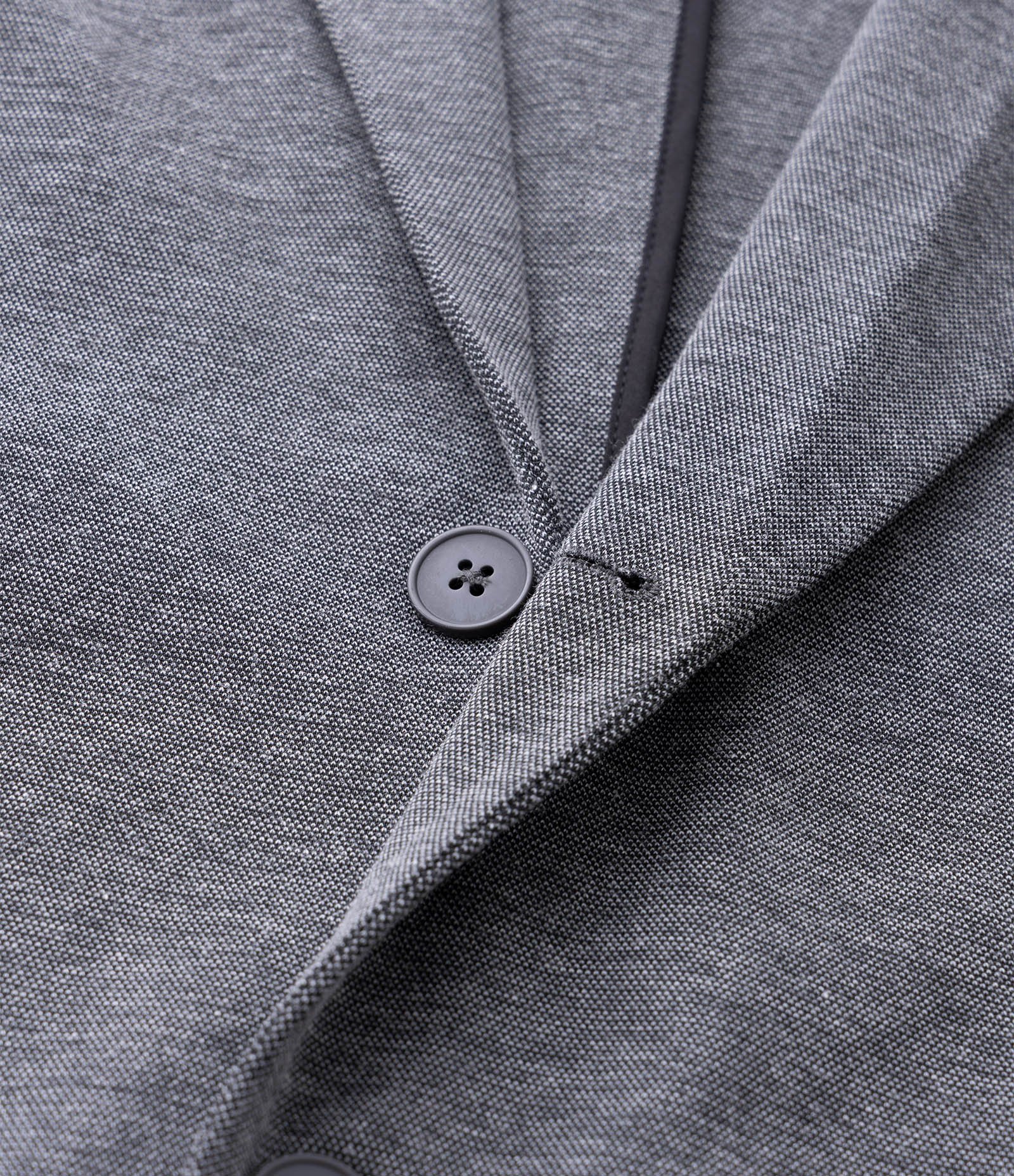 Blazer Super Slim de Malha sem Forro Cinza 12