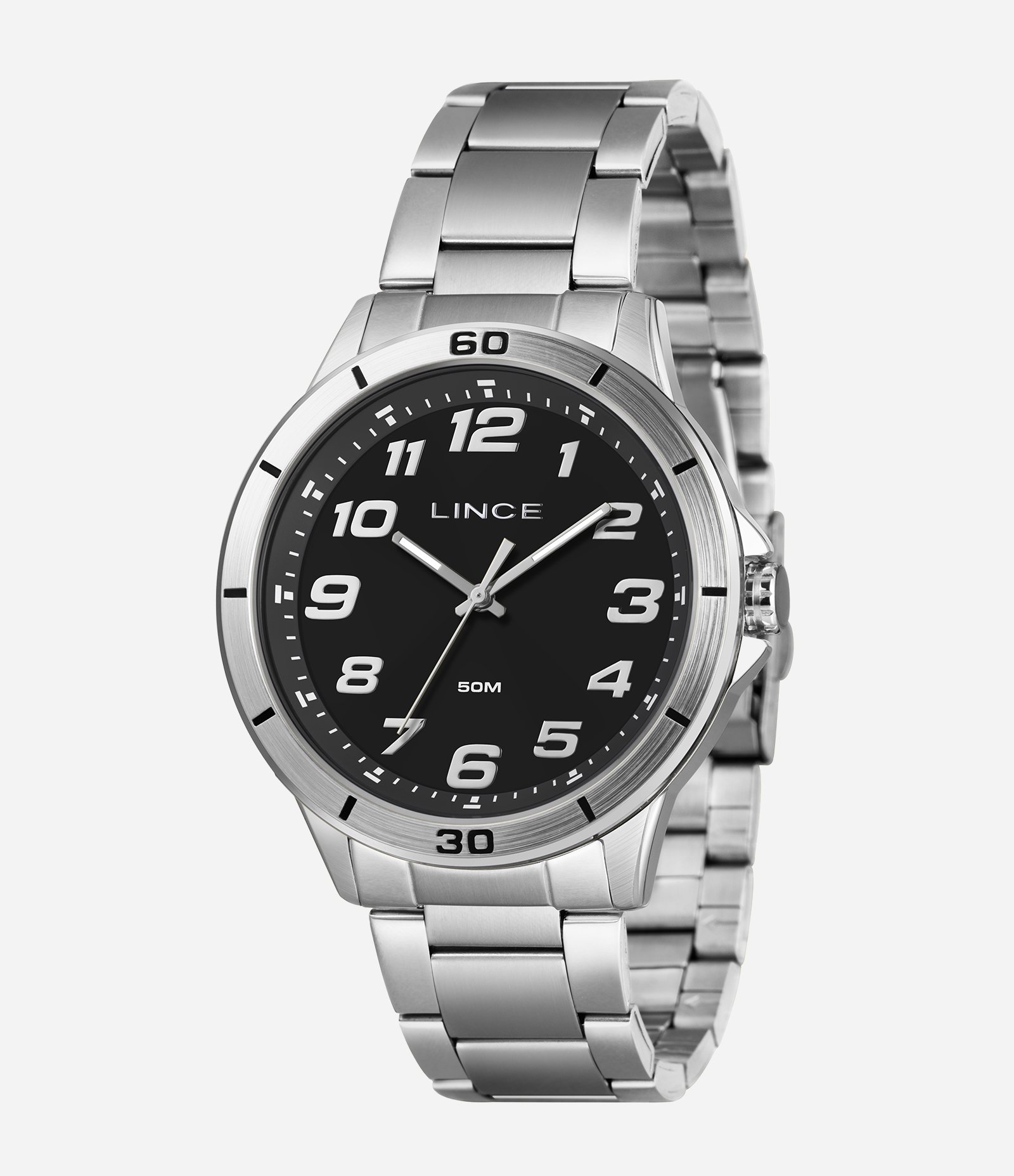 Relógio Lince Masculino Analógico PRATA 1