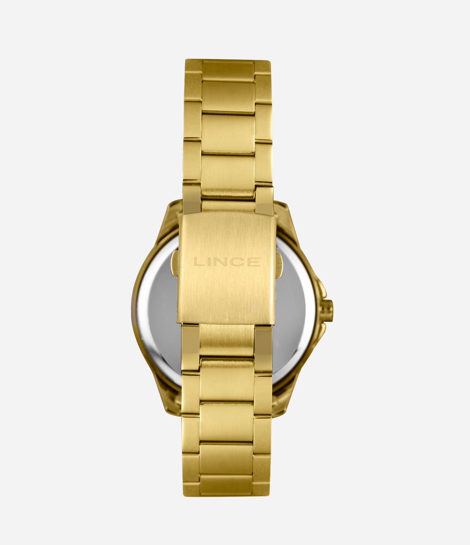 Relógio Lince Masculino Analógico Dourado 3