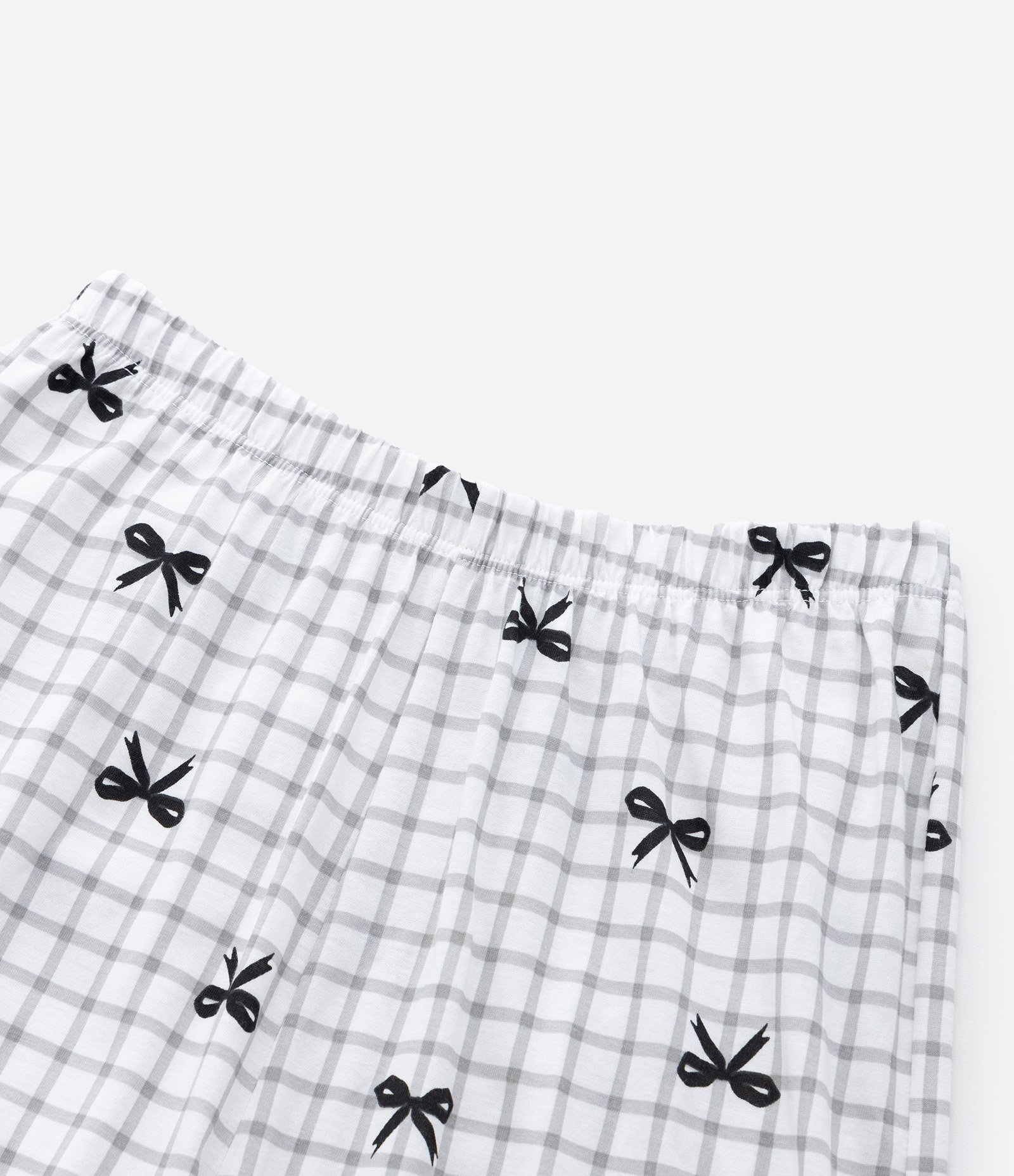 Pijama Longo Infantil com Estampa Lettering Gratife Preto/Branco 8