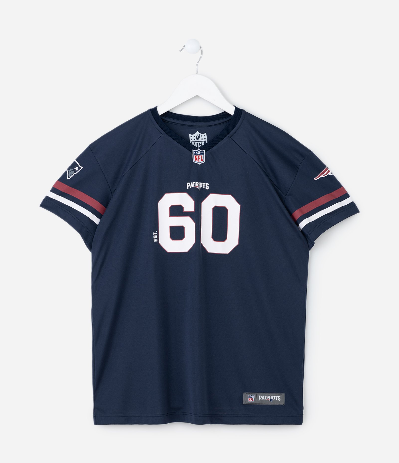 Camiseta Esportiva Infantil com Estampa Patriots NFL Sportcore - Tam 5 a 14 Anos Azul 1