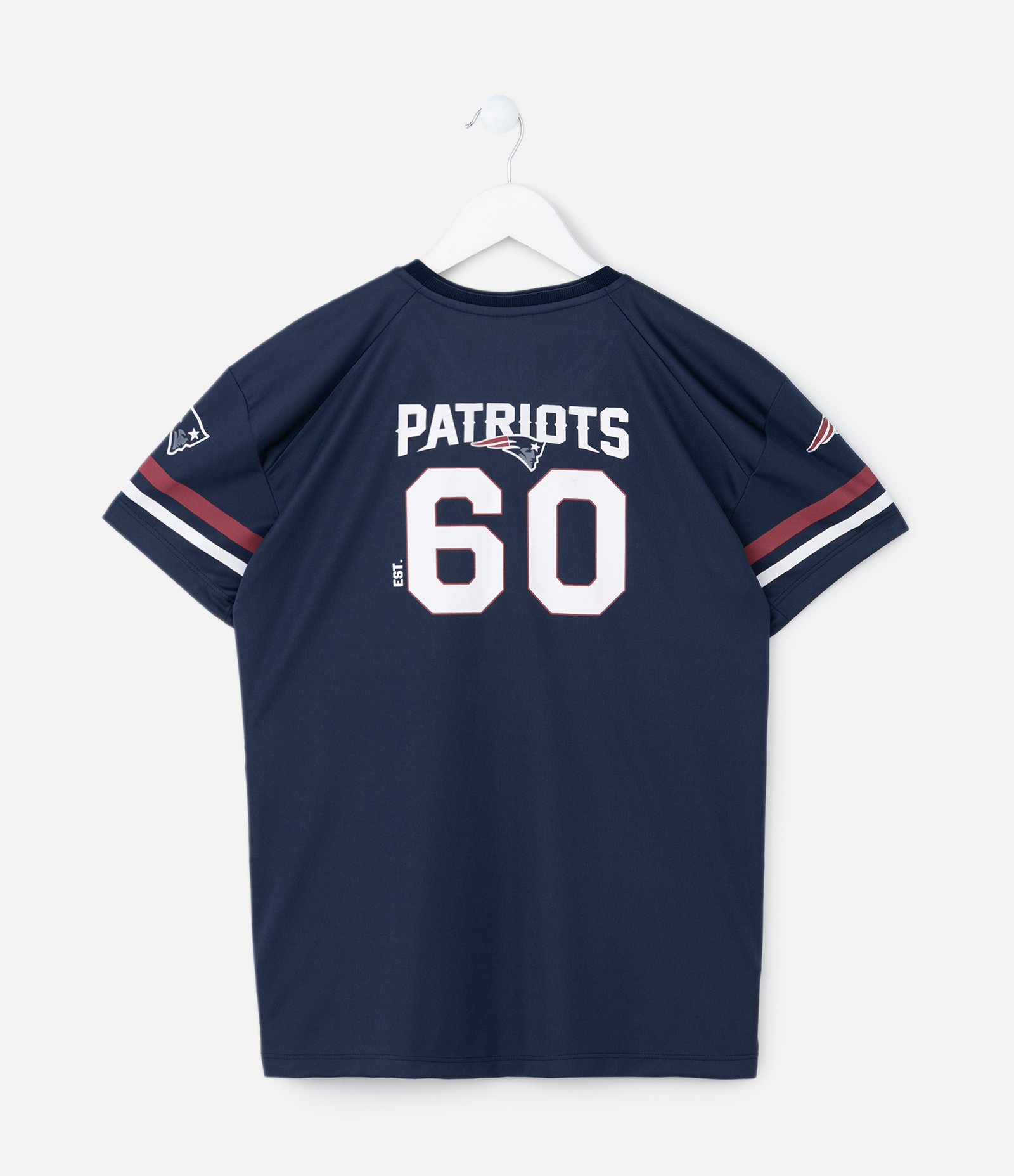 Camiseta Esportiva Infantil com Estampa Patriots NFL Sportcore - Tam 5 a 14 Anos Azul 2