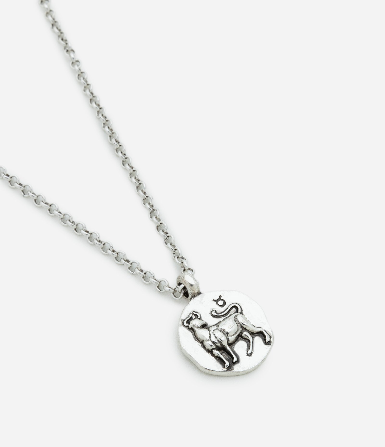 Colar em Metal com Pingente dos Signos Touro 1