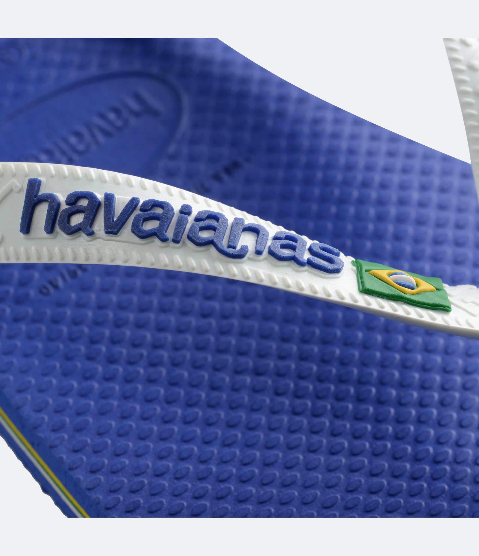 Chinelo Havaianas Tradicional com Bandeira do Brasil Azul 5