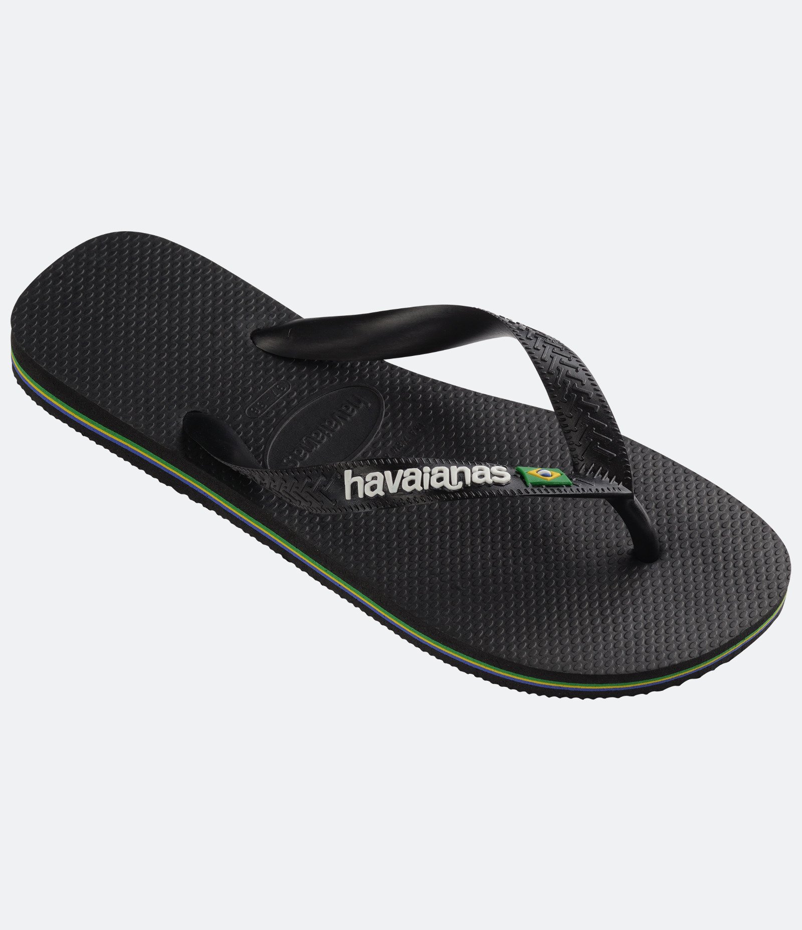 Chinelo Havaianas Tradicional com Bandeira do Brasil Preto 2
