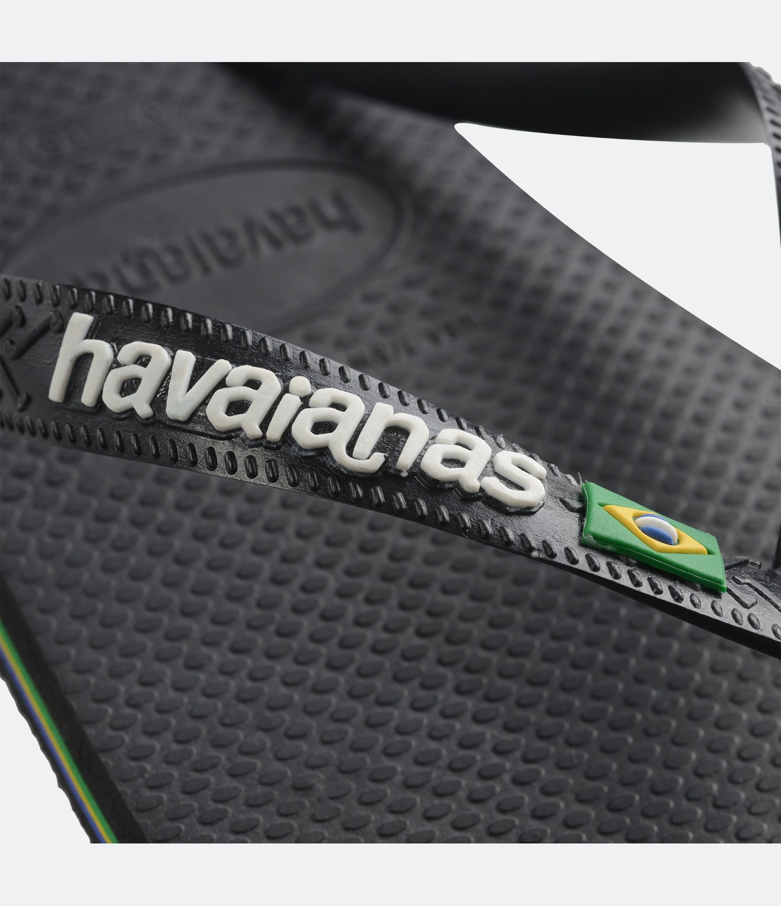 Chinelo Havaianas Tradicional com Bandeira do Brasil Preto 5