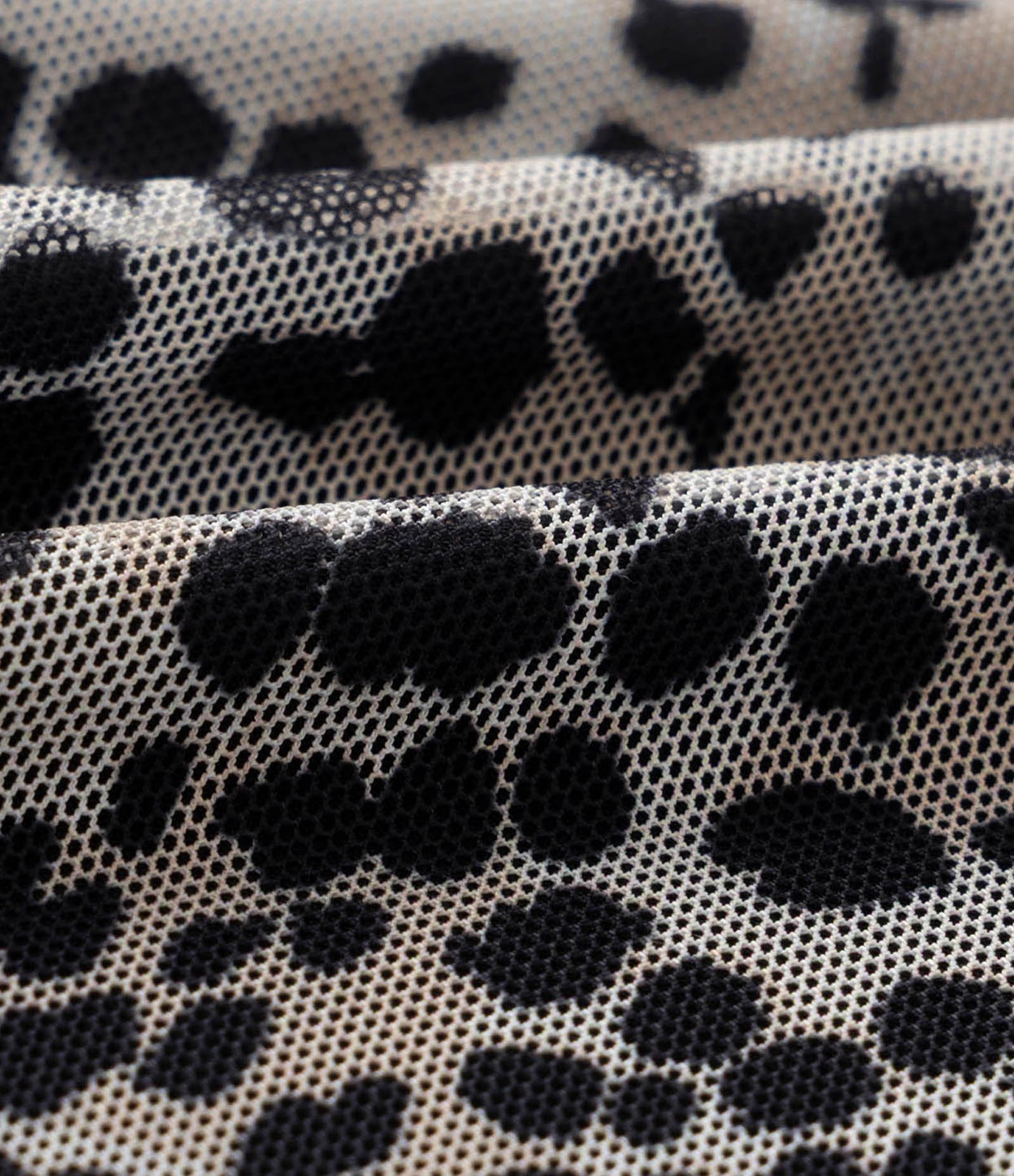 Vestido em Tule com Estampa Animal Print Curve & Plus Size Cinza 6