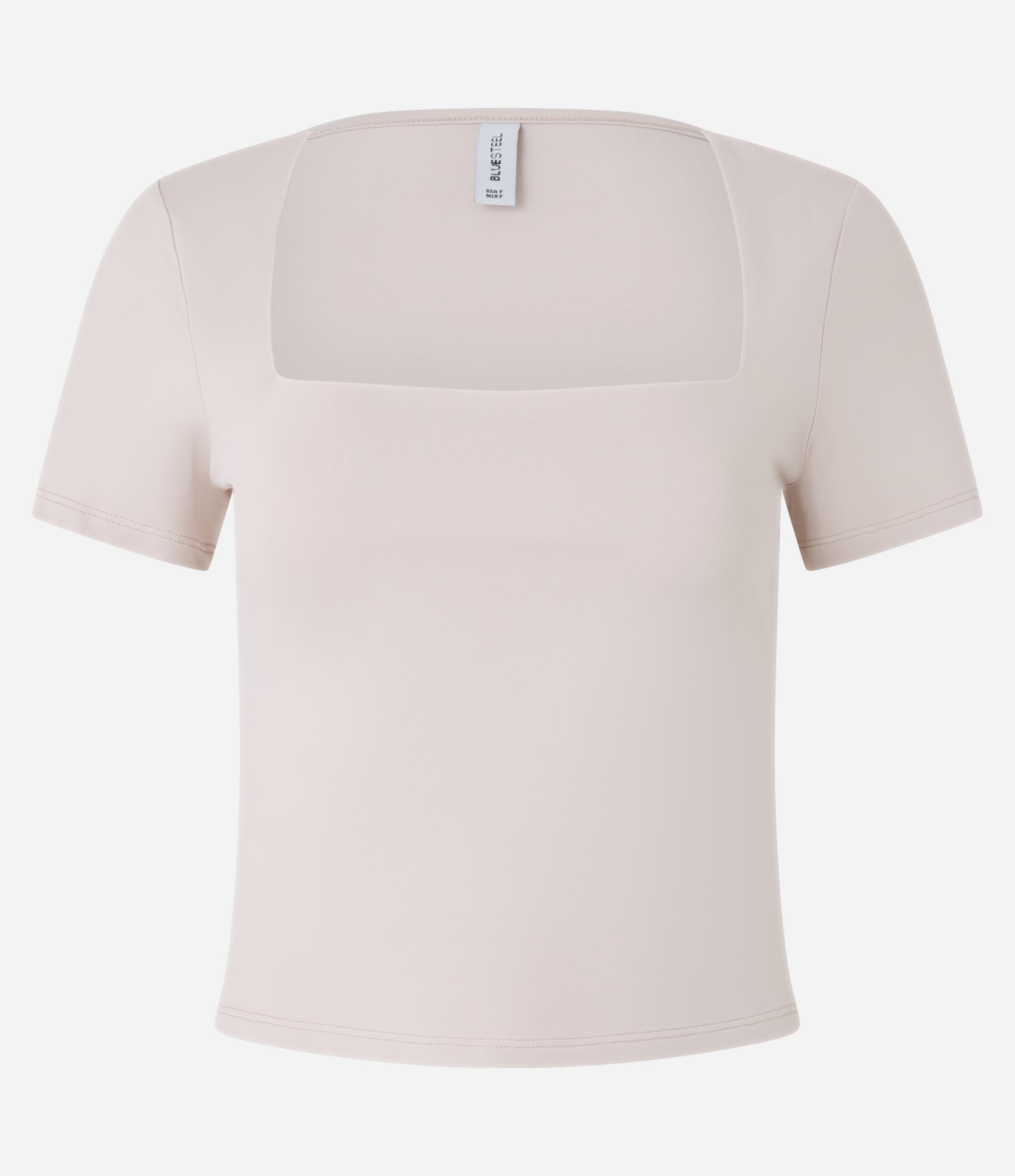 Blusa em Microfibra com Decote Quadrado Rosa 4