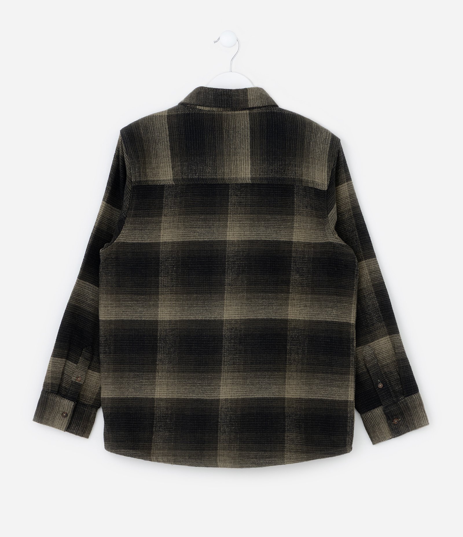 Camisa Infantil em Flanela com Estampa Xadrez - Tam 5 a 14 Anos Verde 2