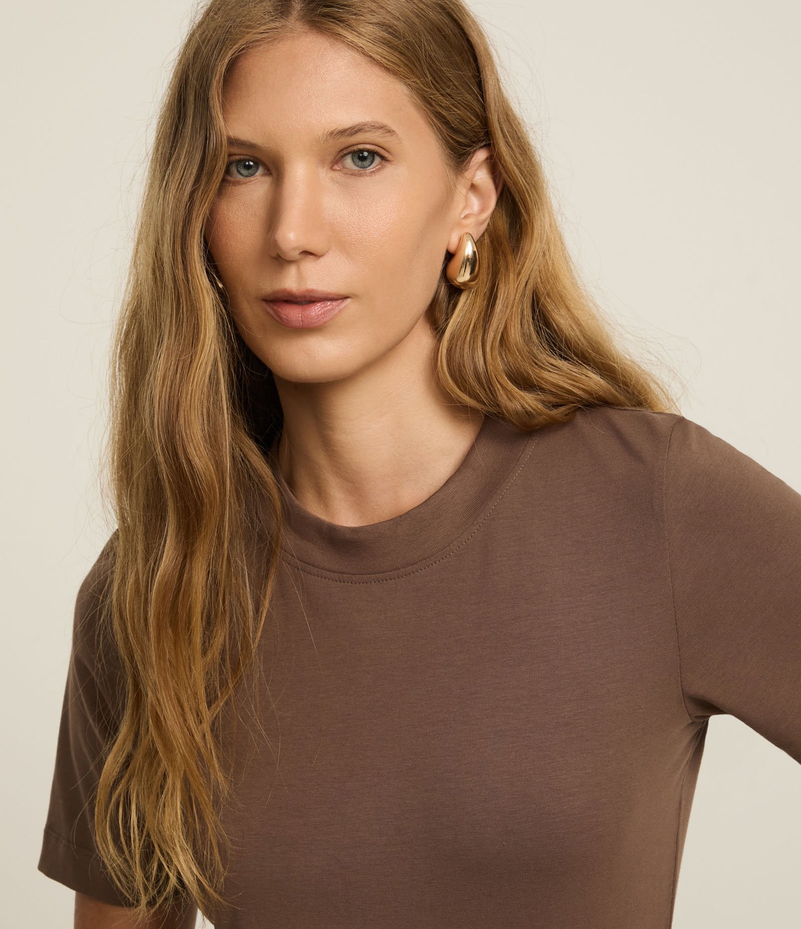 Blusa Básica Justinha em Ribana de Algodão 4