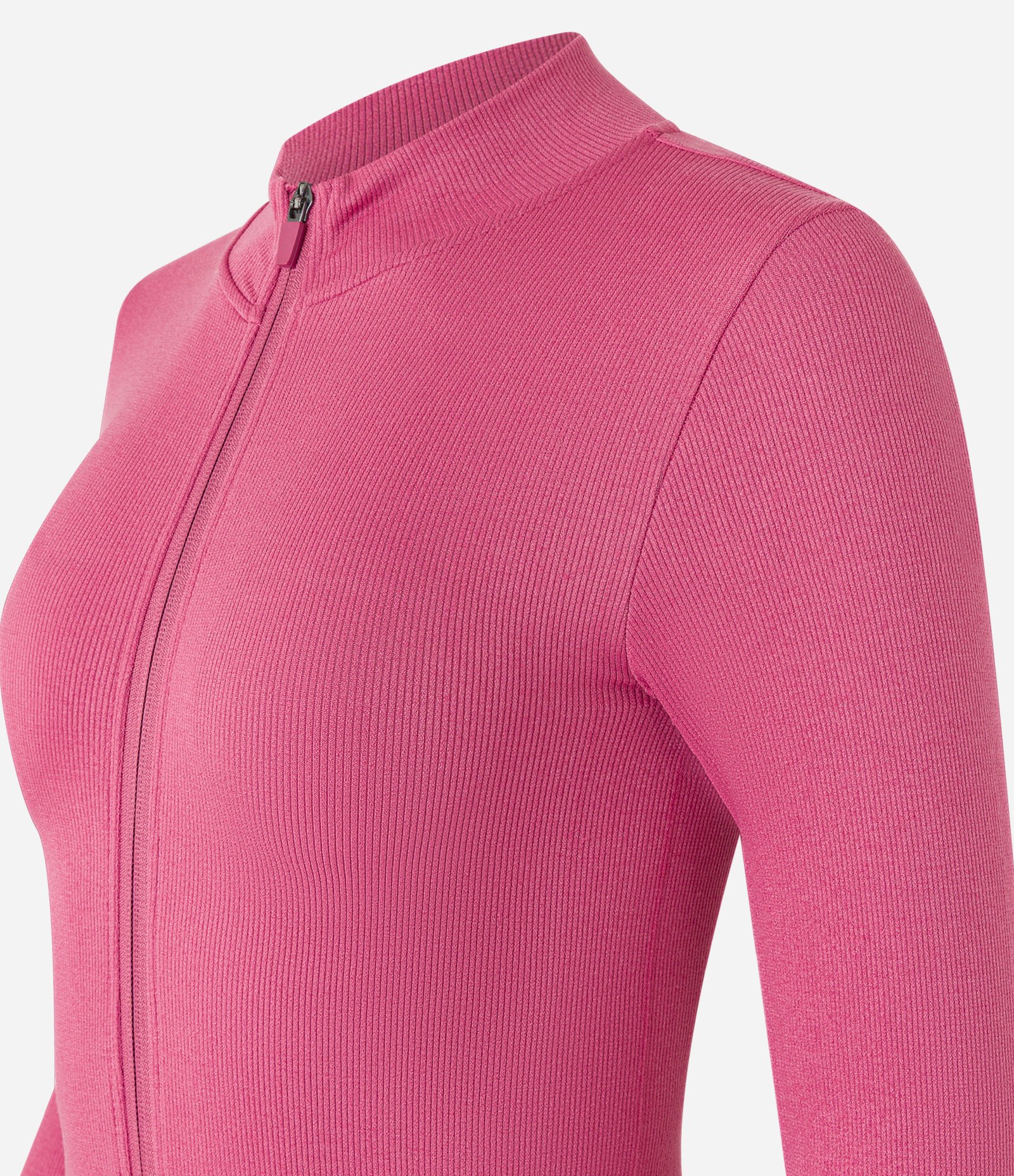 Jaqueta Esportiva Seamless com Golinha Alta Rosa 6