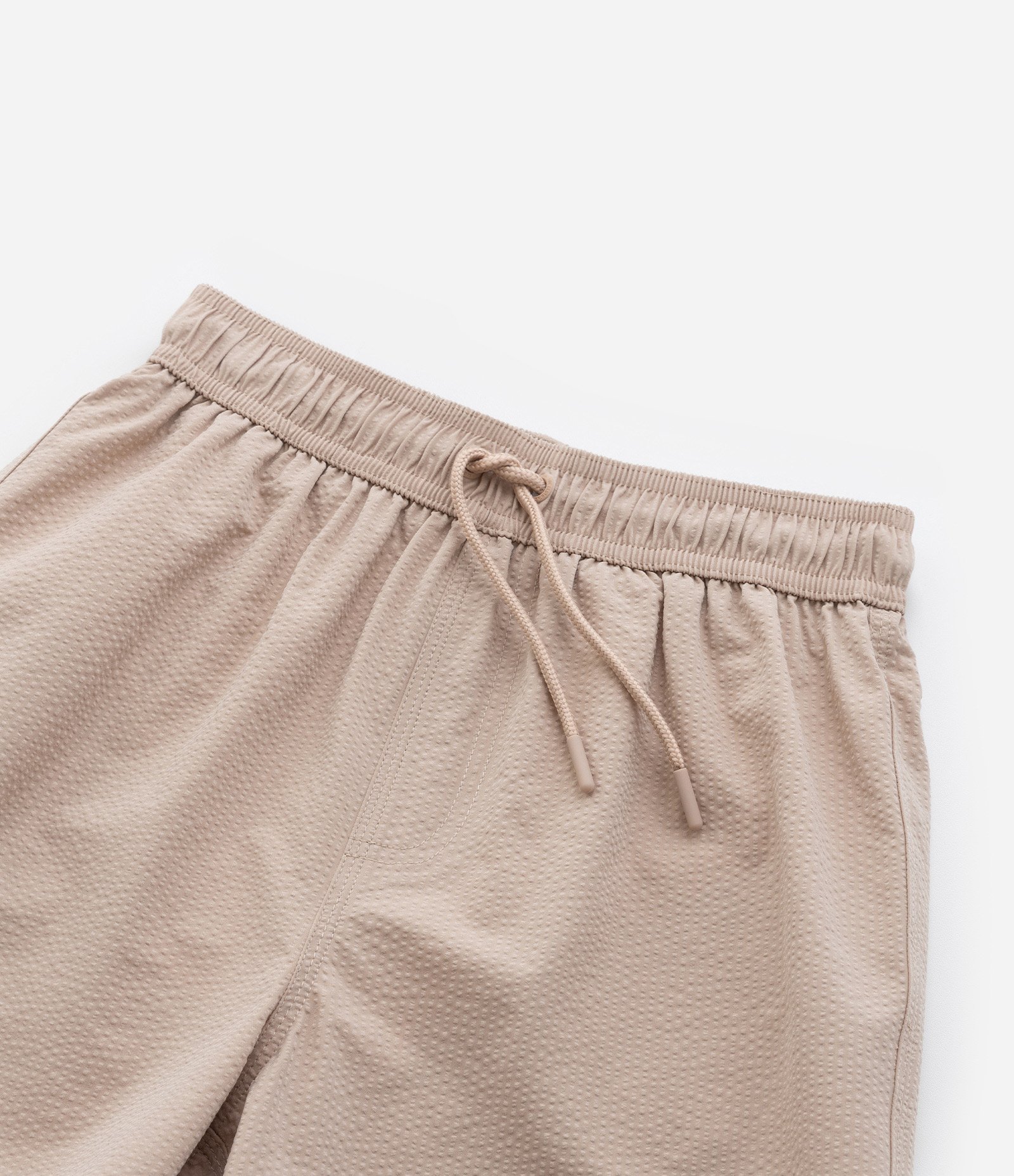 Bermuda Infantil Microfibra Texturizada - Tam 5 a 14 Anos Bege 4