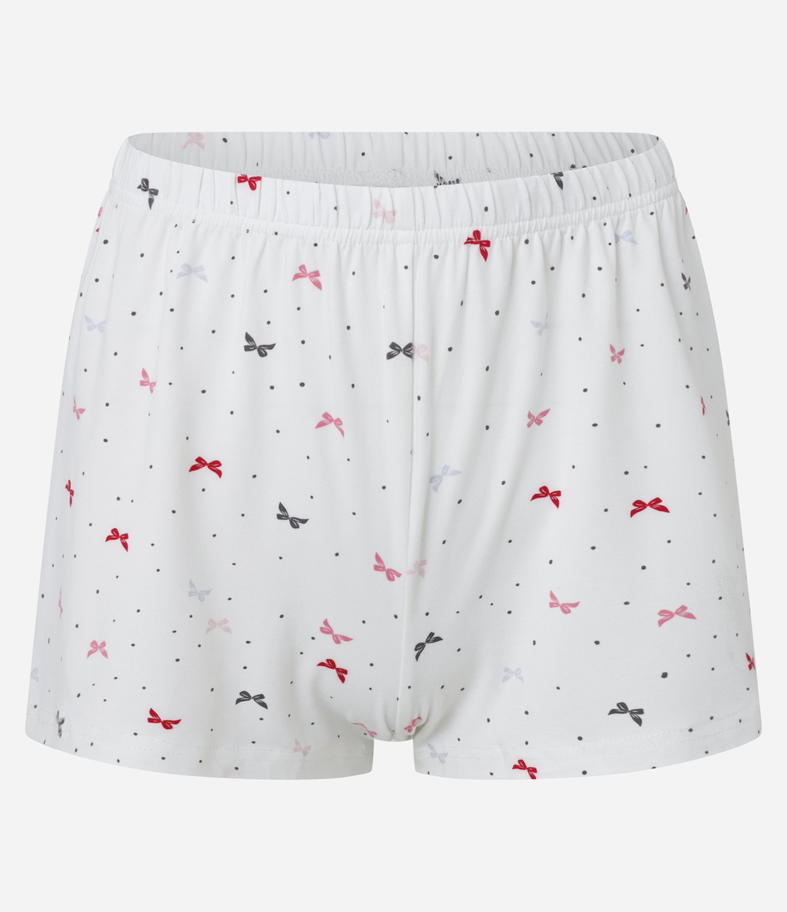 Pijama Short Doll com Estampa de Lacinhos Sweet Branco 5