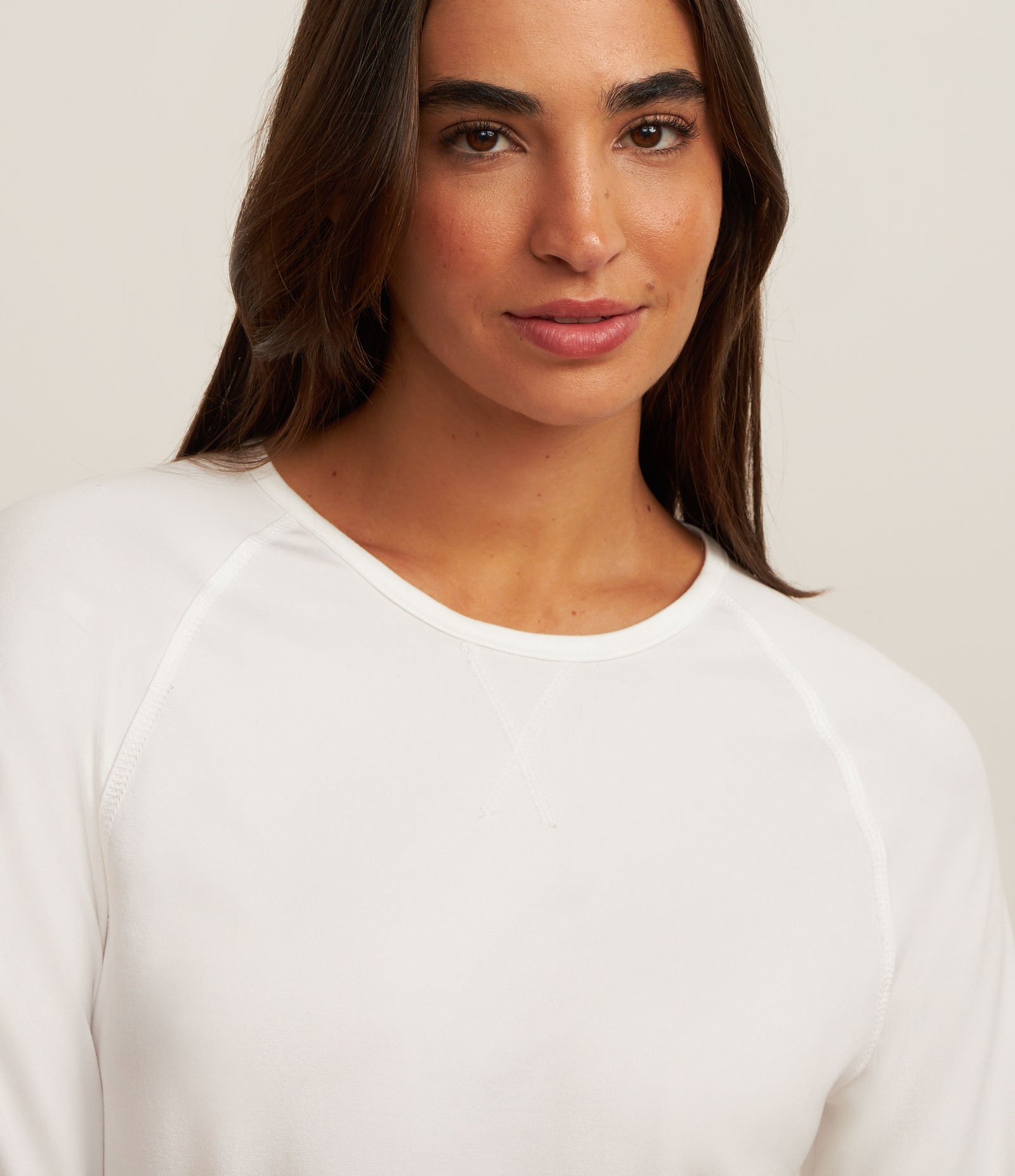 Pijama Longo em Plush com Estampa Listras Branco/ Rosa 2