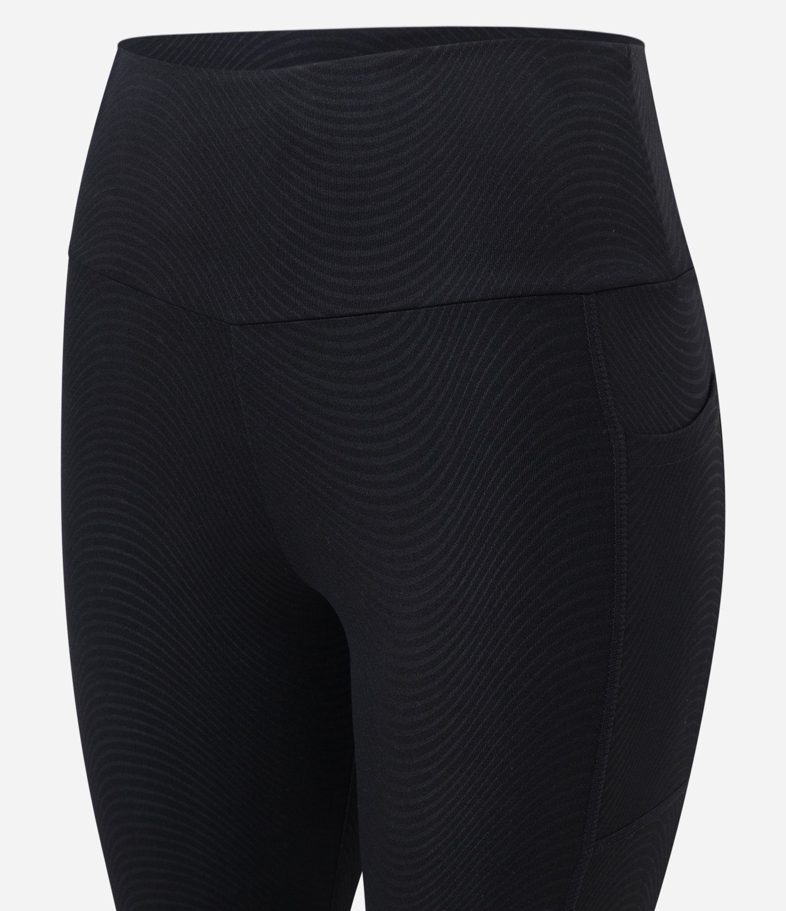 Calça Legging Esportiva em Microfibra com Bolsos Preto 6