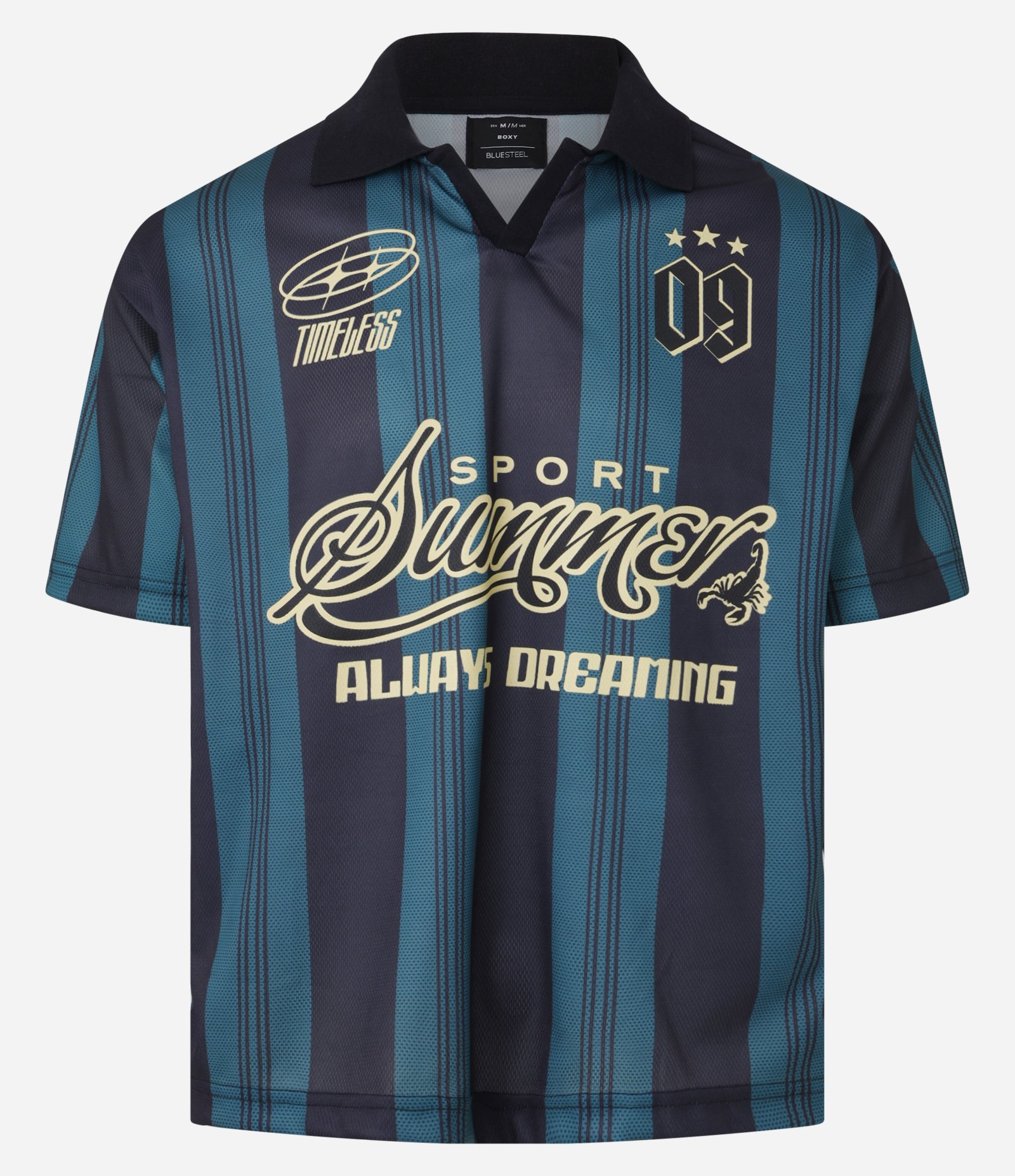 Camiseta Polo Sportcore com Estampa Sport Summer Verde/Preto 4