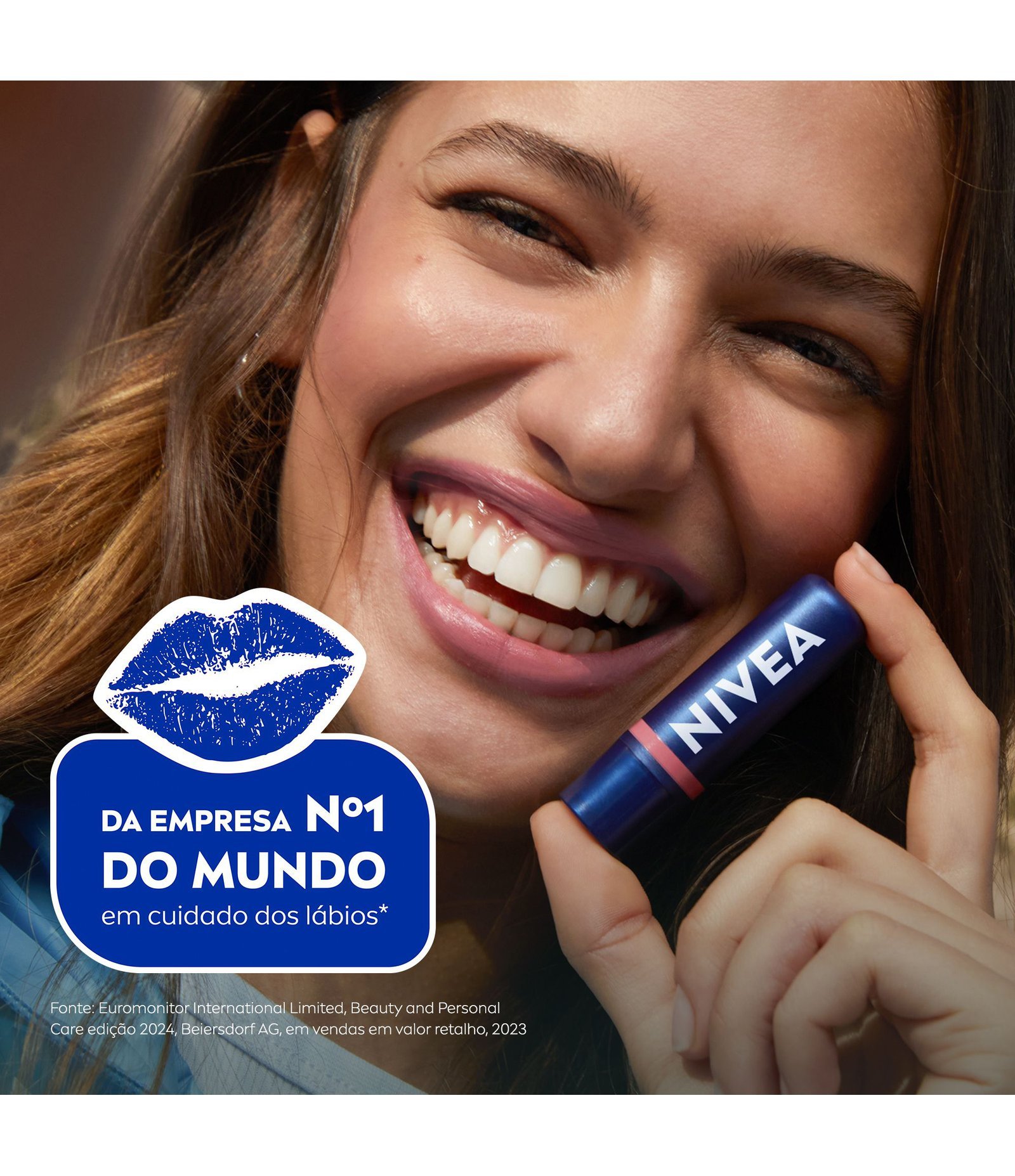 Hidratante Labial Hidra Color Rosé Nivea 4,8g 8