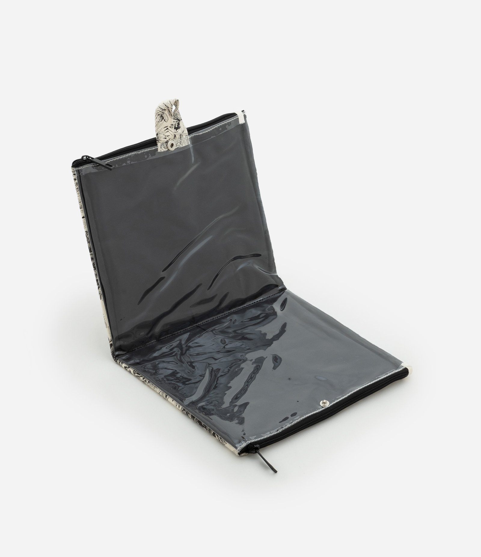 Nécessaire Envelope com Estampa de Folhagem Off White 6