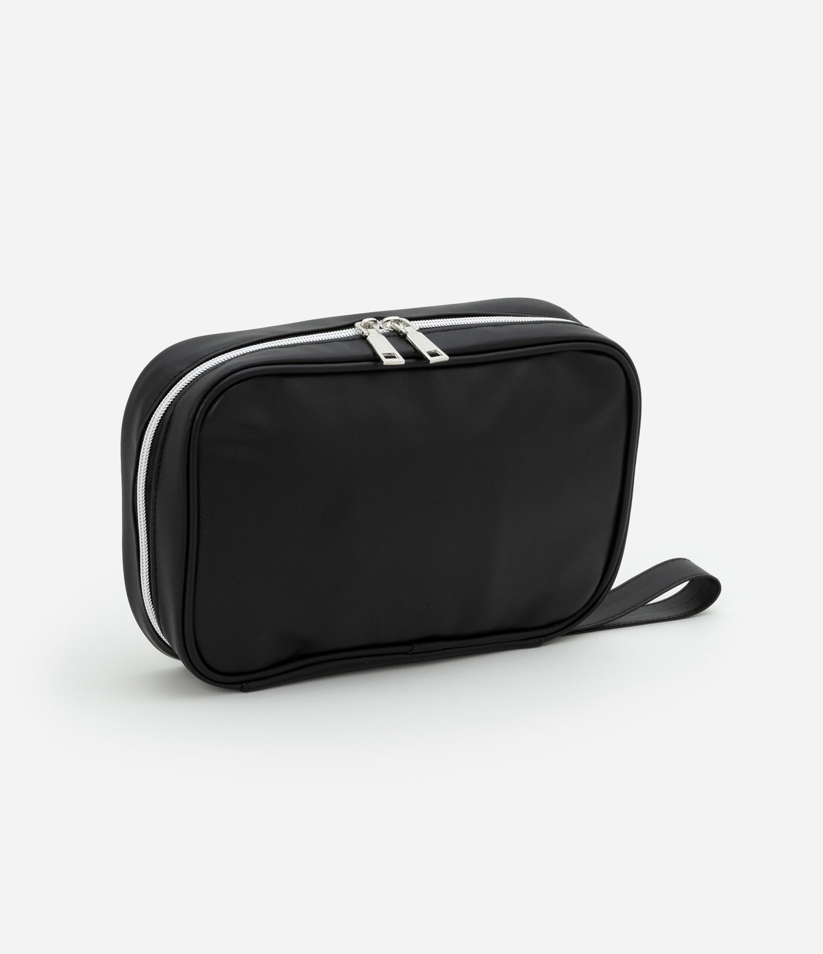 Nécessaire Retangular Média com Divisórias Preto 1