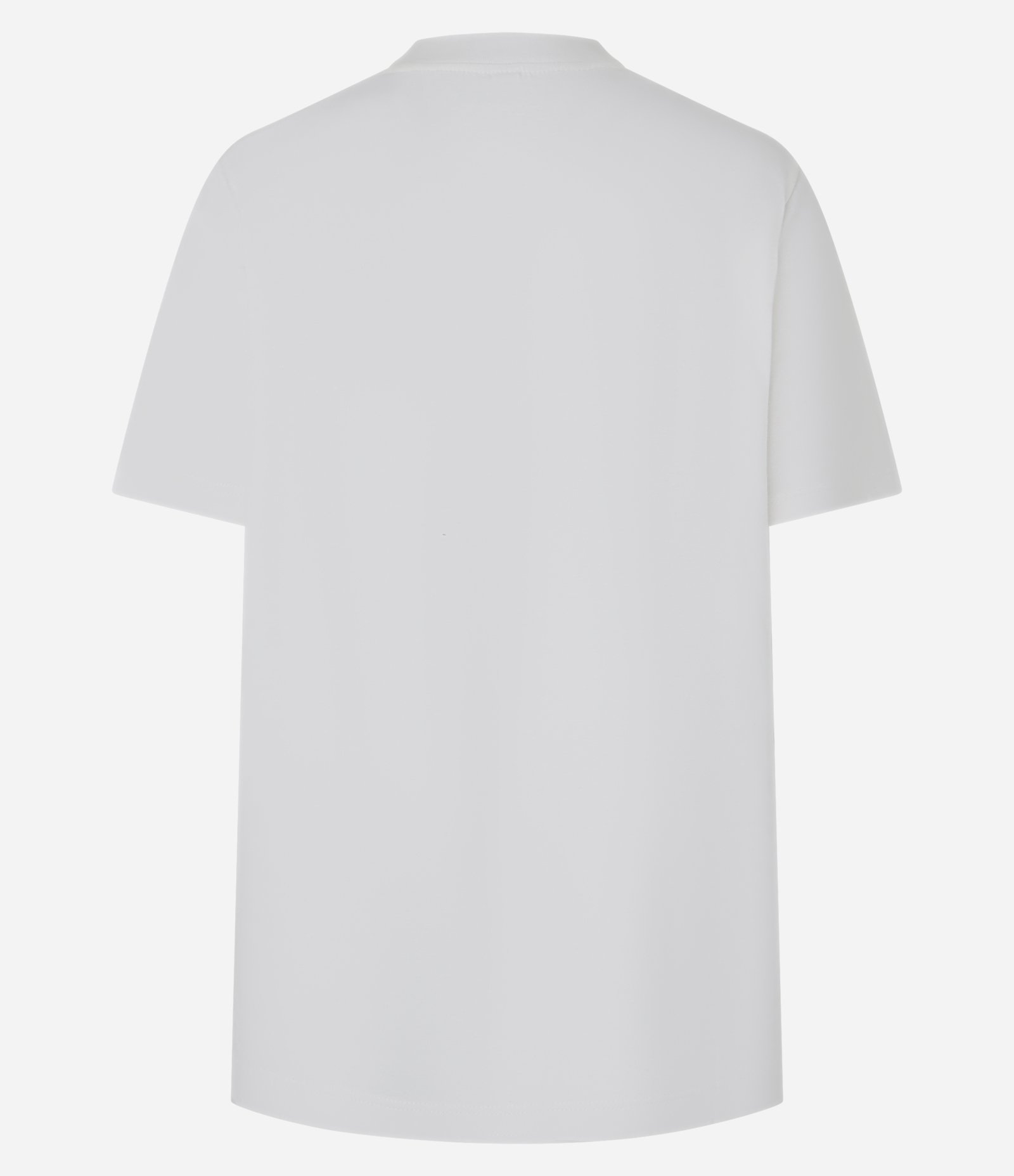 Camiseta Alongada em Algodão com Estampa Amour Branco 2