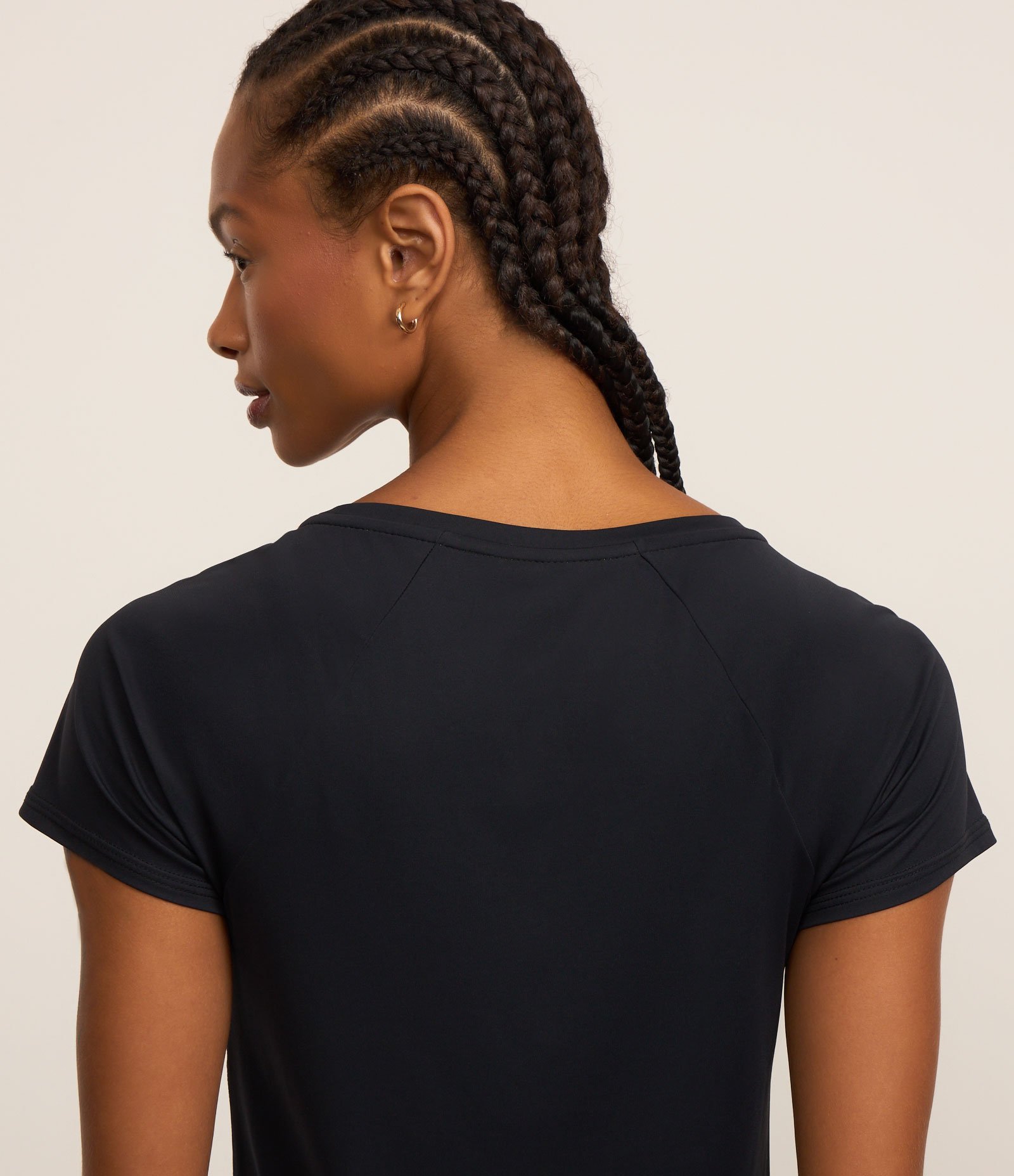 Camiseta Esportiva Manga Curta com Detalhes Contrastantes Azul 3