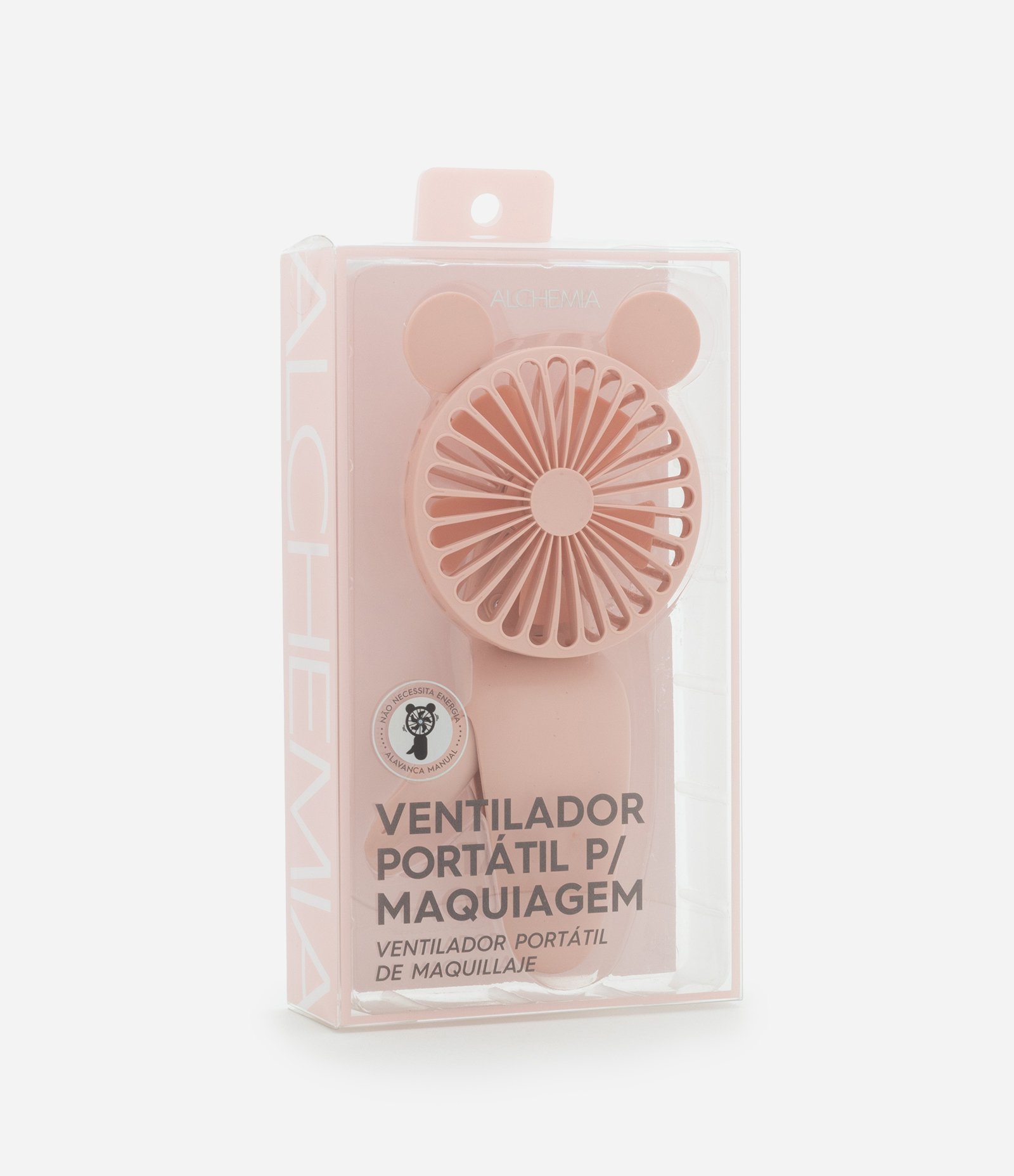 Ventilador Portatil USB para maquiagem Alchemia Rosa 3